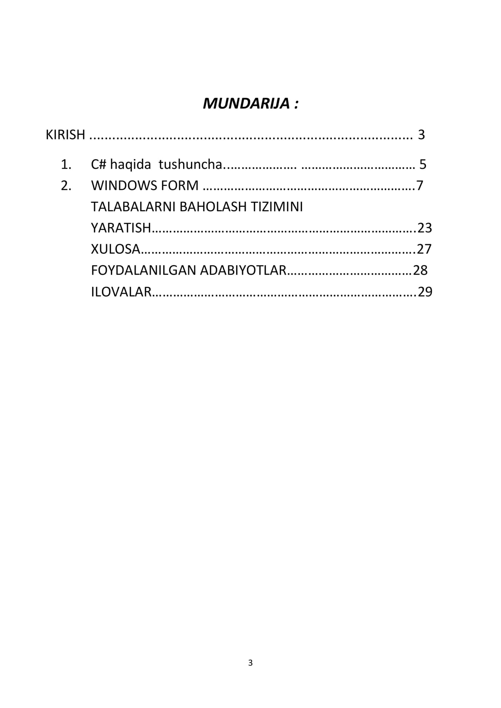 AMALIY MATEMATIKA YO’NALISHI TALABASI "Talabalarning o’zlashtirishi,baholash tizimi" KURS ISHI 2