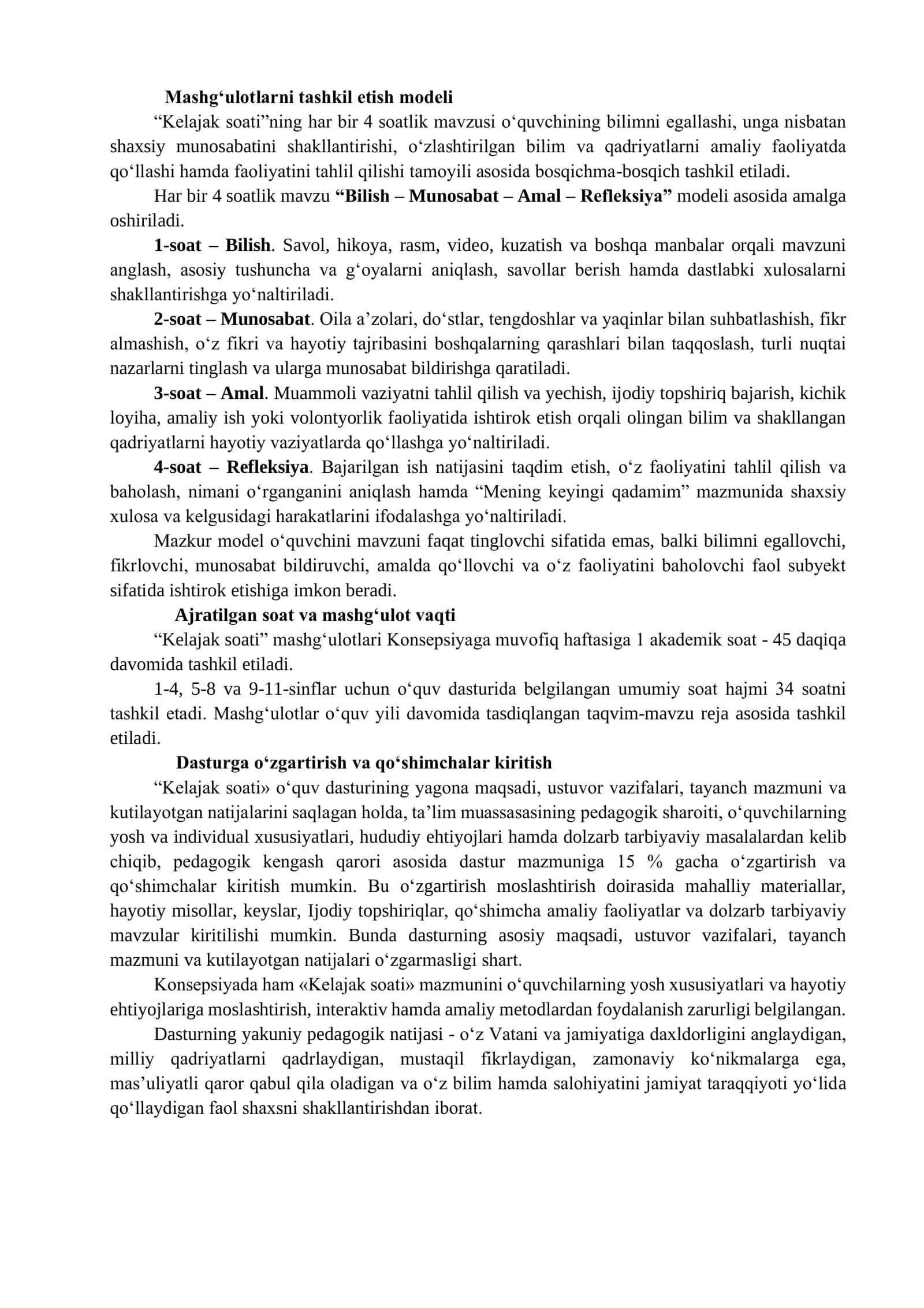 Kelajak Soati O‘quv Dasturi 2
