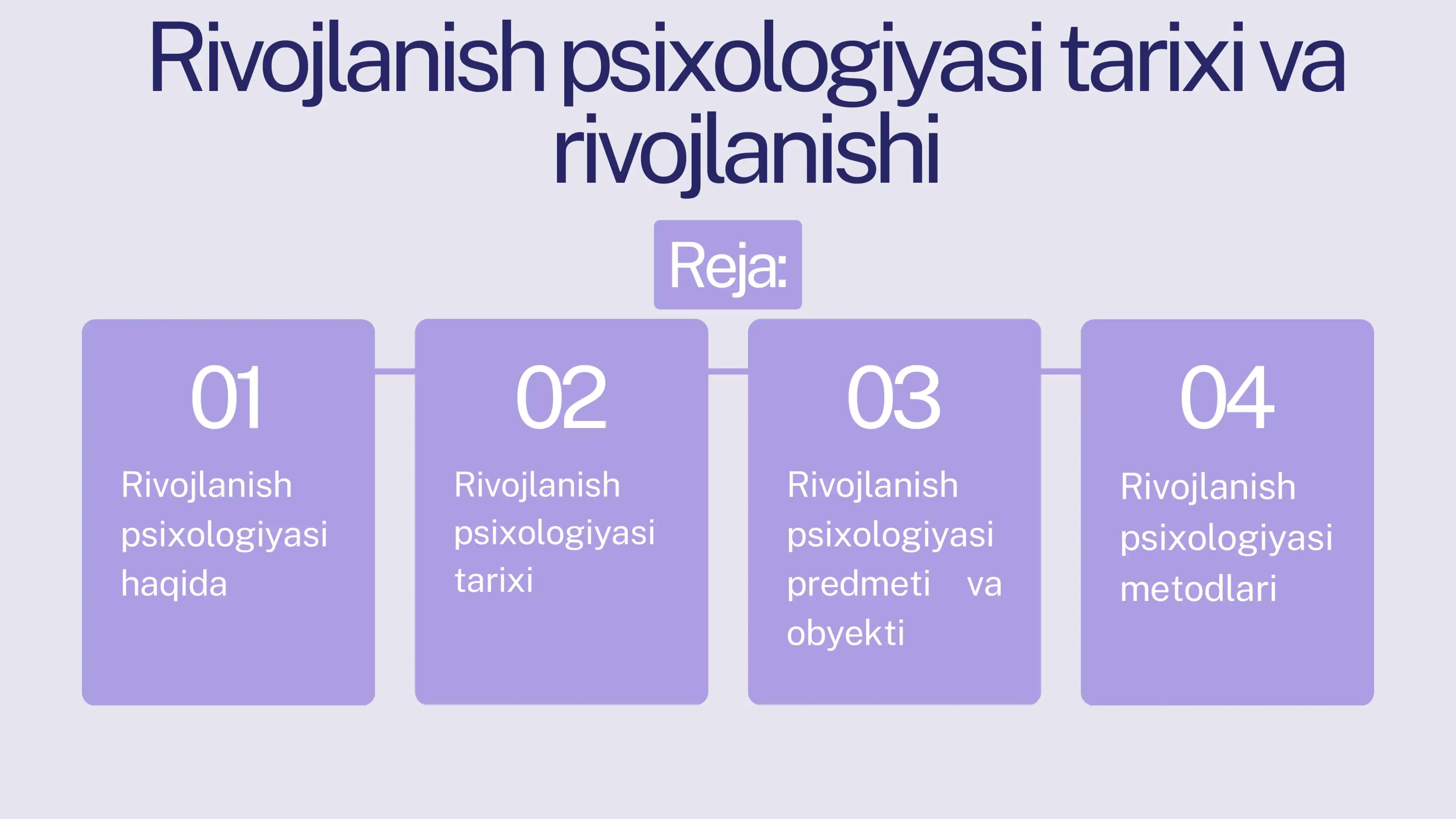 Rivojlanish psixologiyasi tarixi va rivojlanishi 2