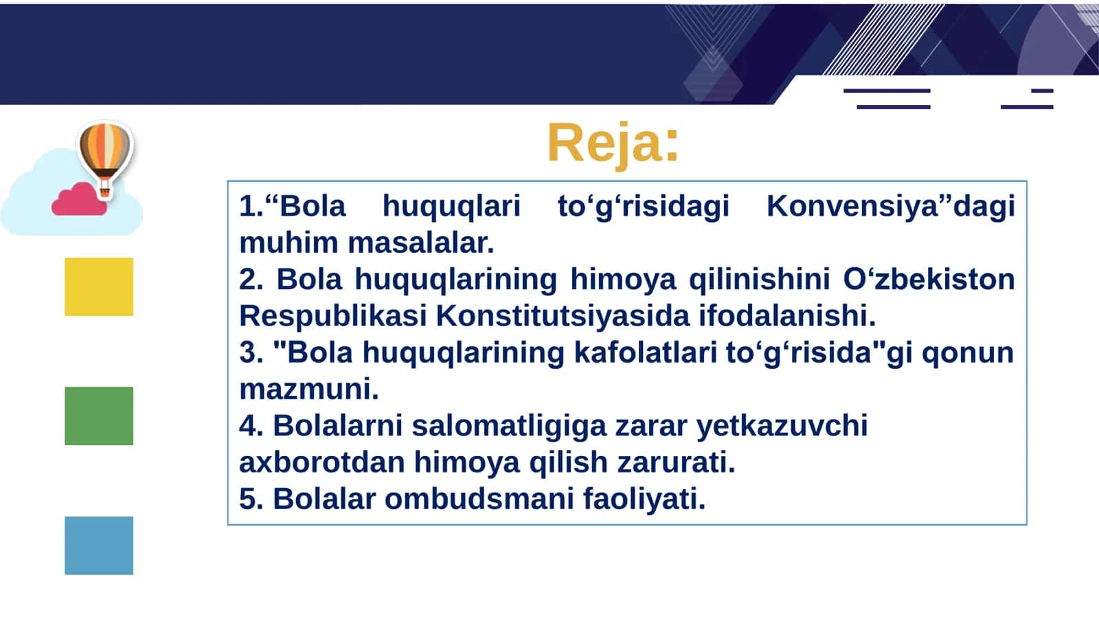 Bola huquqlari himoyasi 2