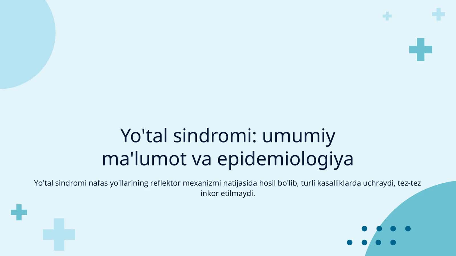Yo'tal sindromi 2