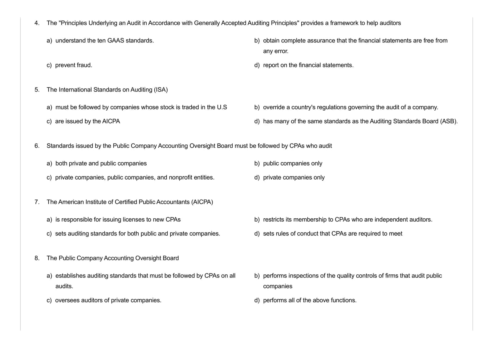 Audit fanidan 70ta test (ingliz tilida) 2