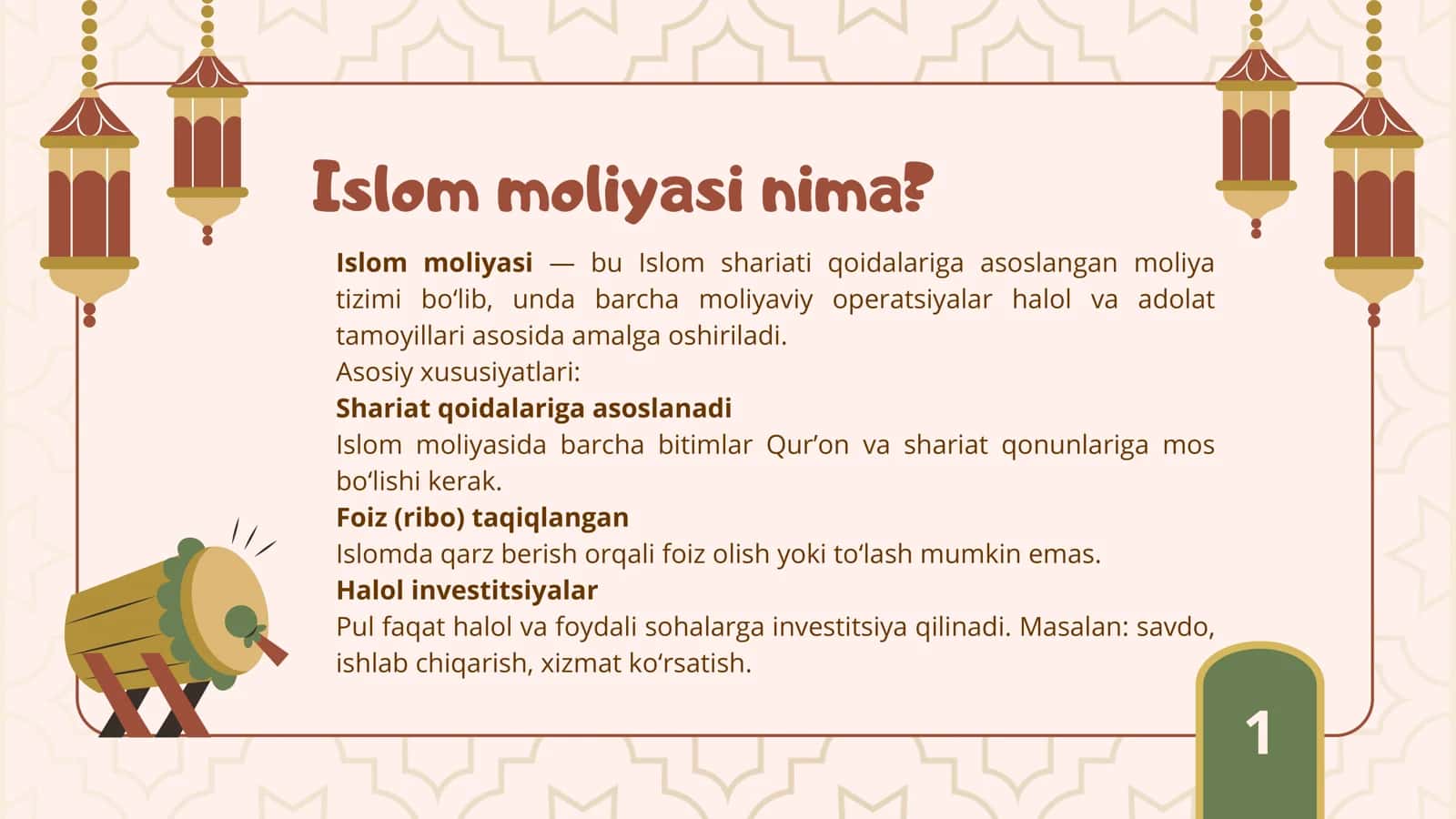 islom moliyasi va moliya institutlari 2