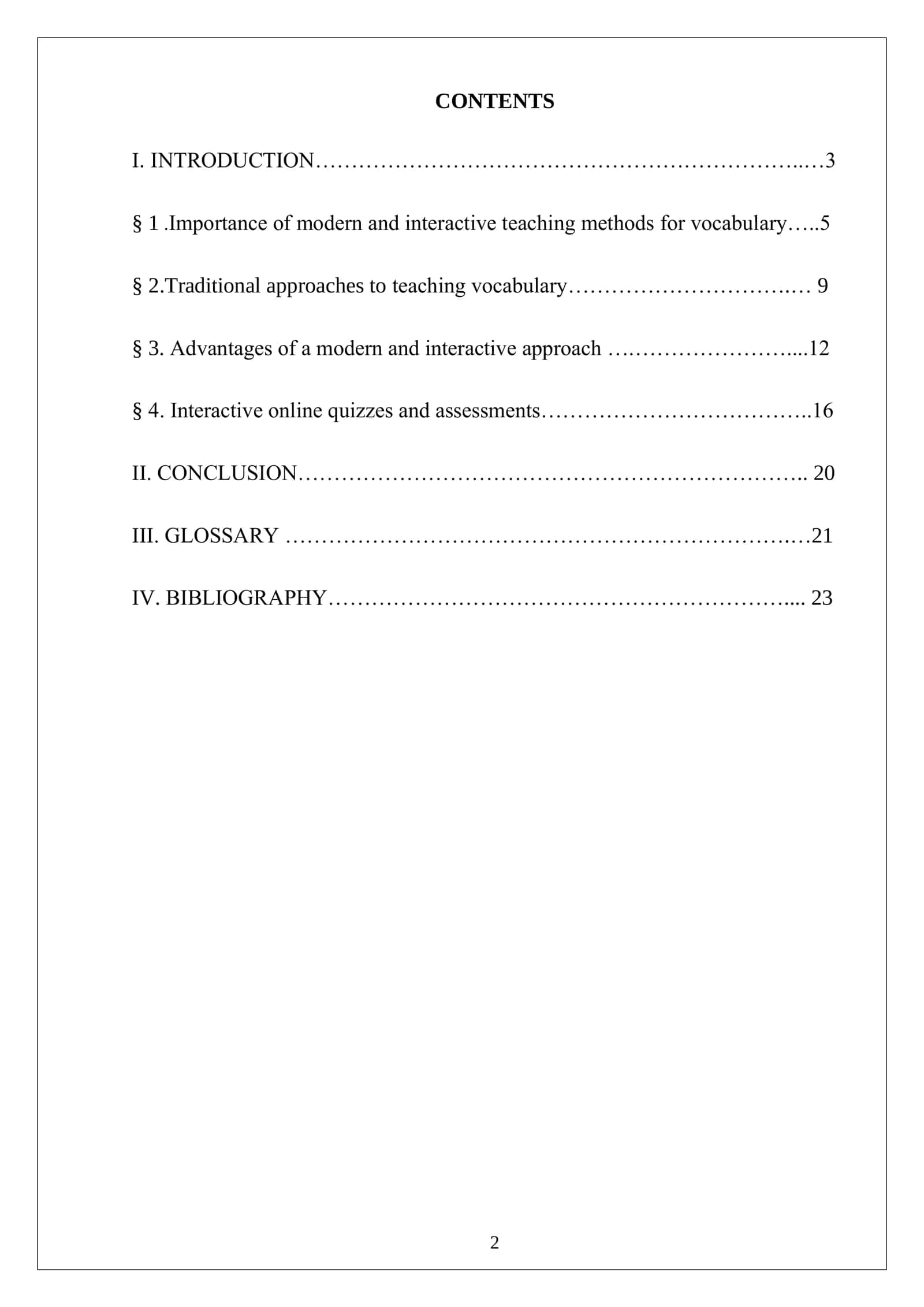 Modern and interactive way of teaching vocabulary. 2