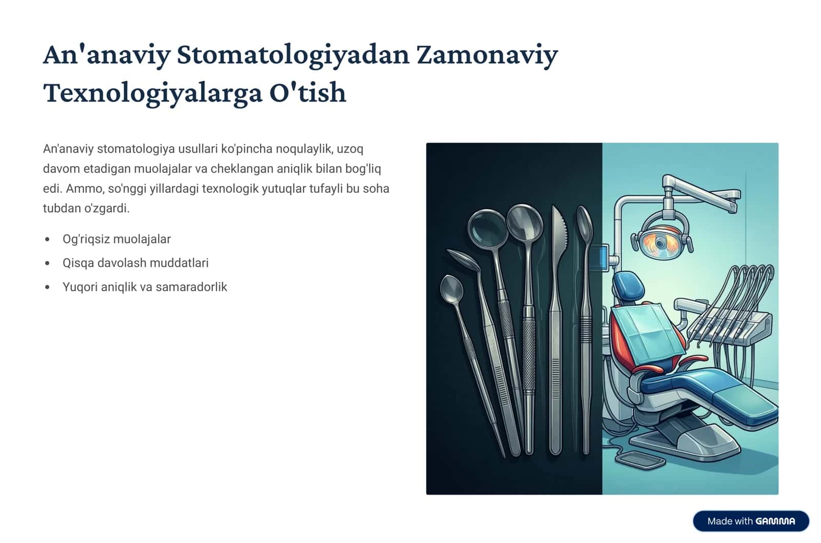 Zamonaviy Stomatologik Asbob 2