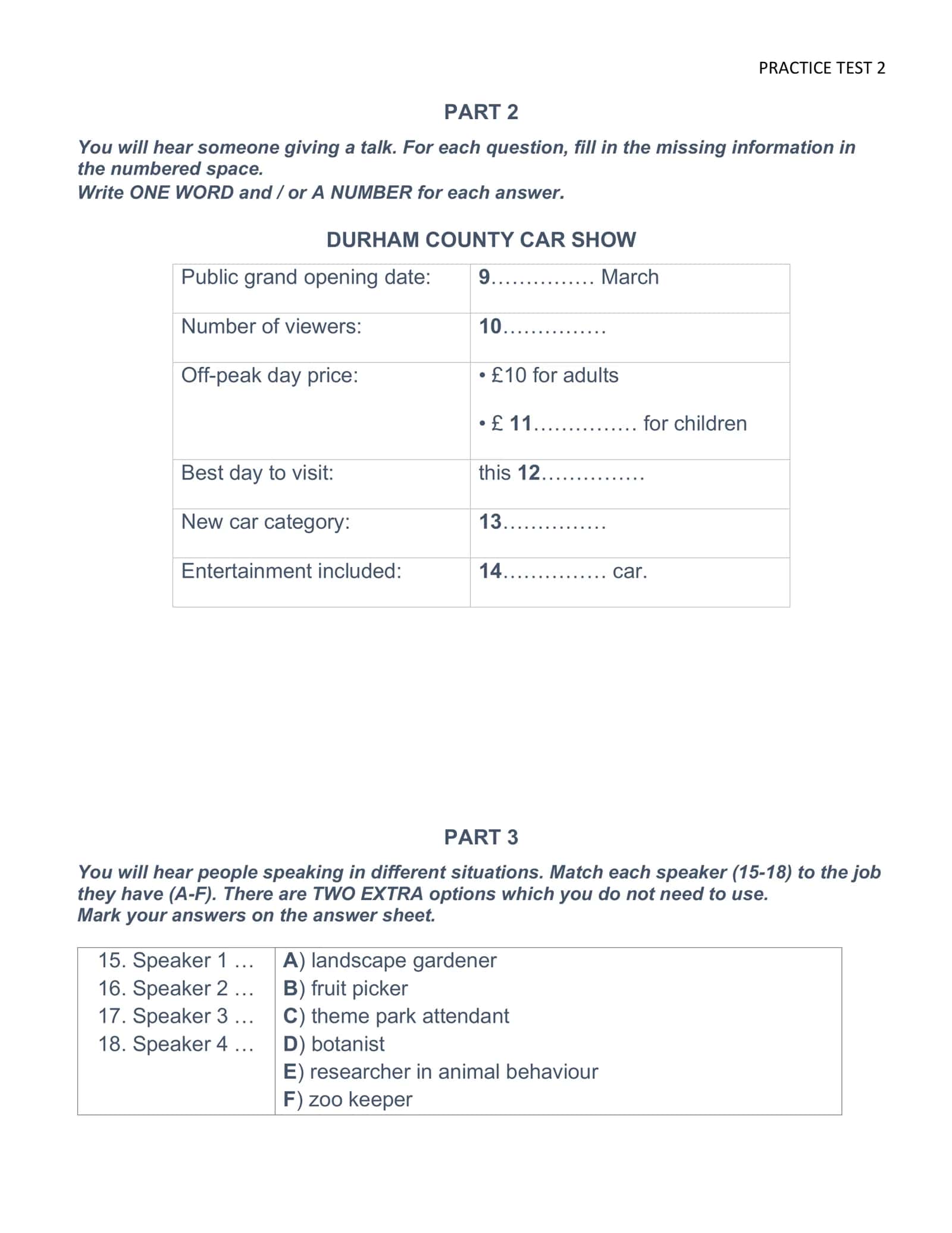 PRACTICE TEST 2 2