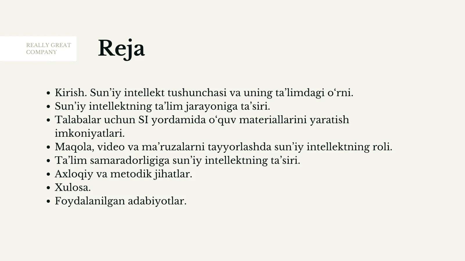 SUN’IY INTELLEKT YORDAMIDA TALABALAR O‘RGANAYOTGAN MAVZULAR YOKI ULARNING SAVOLLARI 2