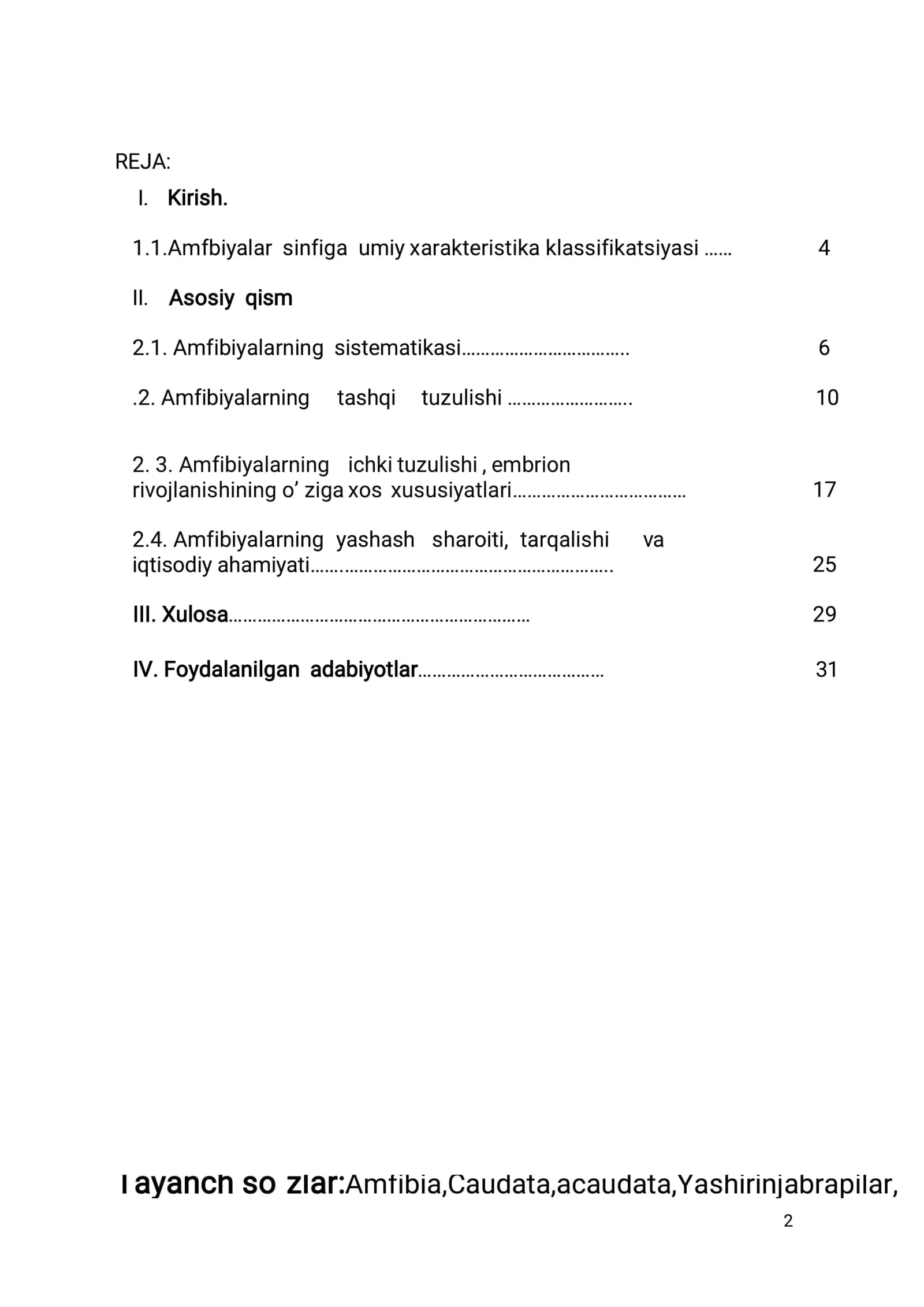 suvda hamda quruqlikda yashovchilar sinfi tuzilishi 2