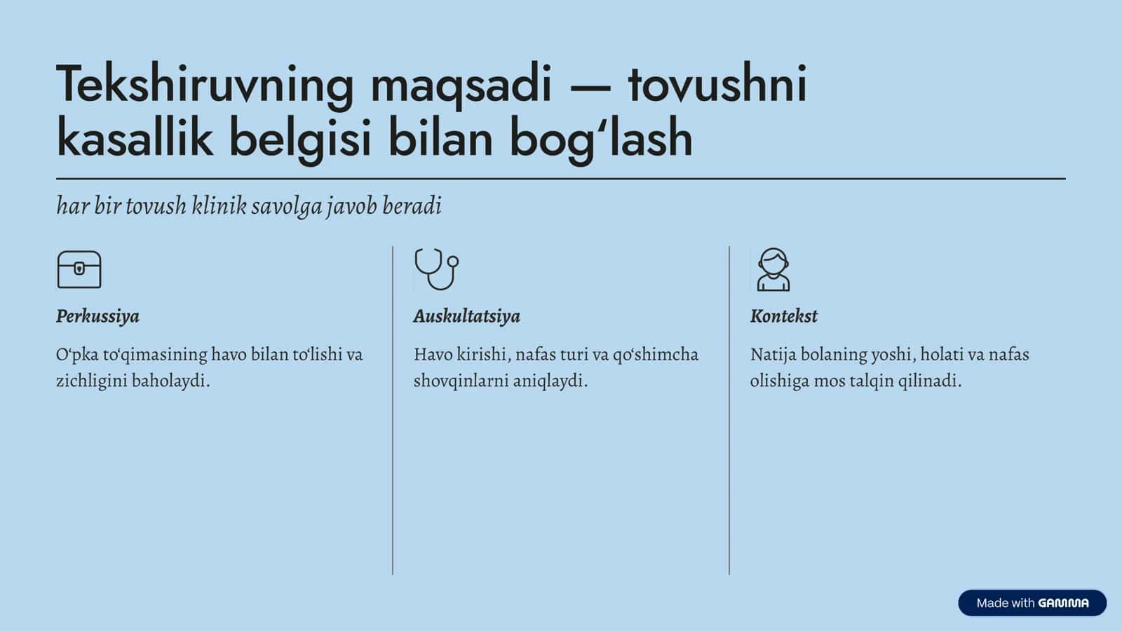 Bolalarda o‘pka perkussiyasi va auskultatsiyasi 2