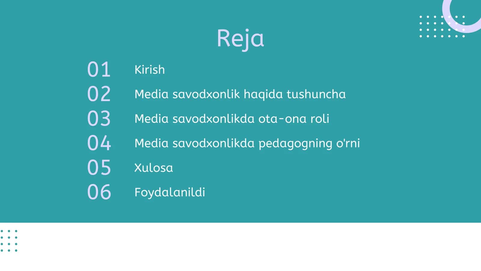 Media savodxonlikda ota-ona va pedagoglarning o'rni 2