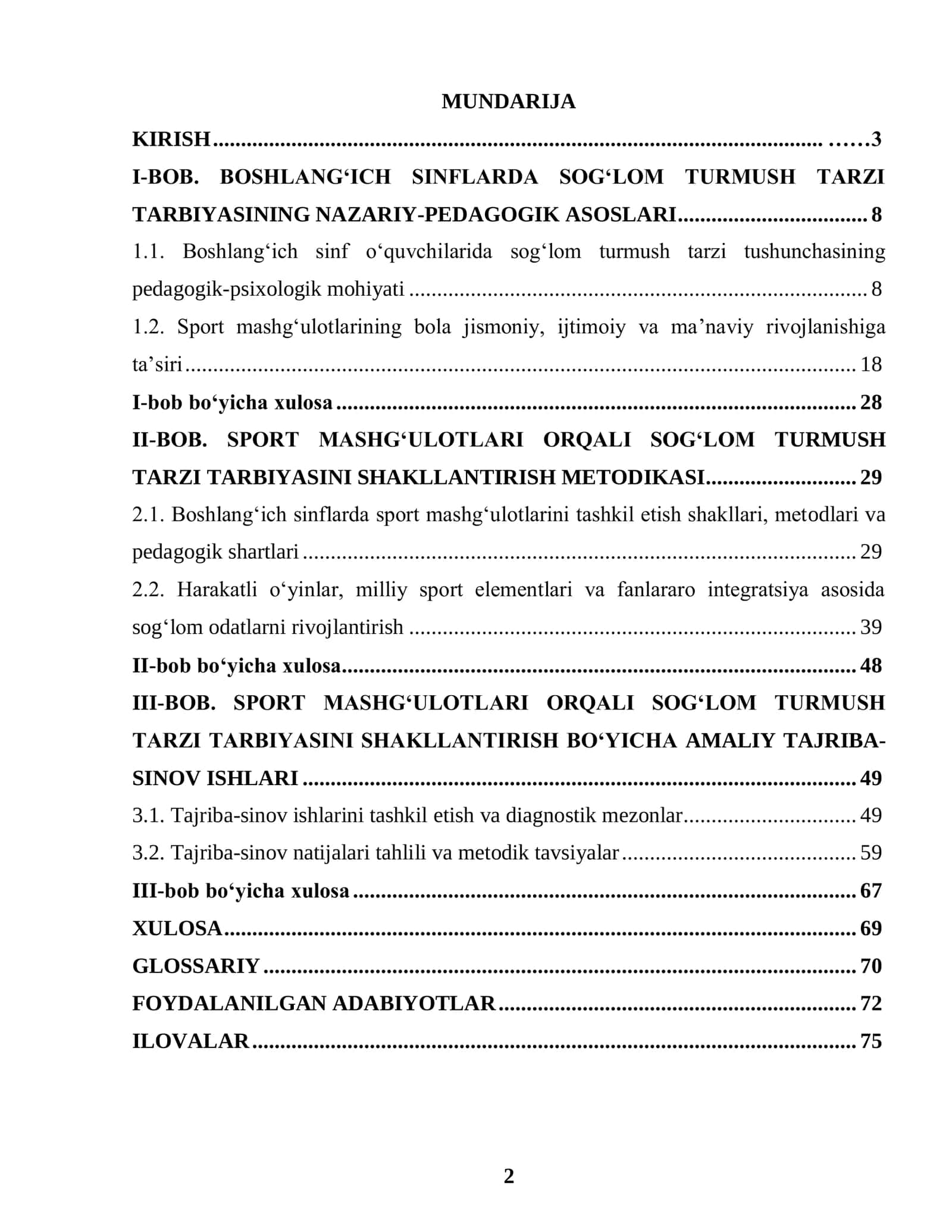 Sport Mashg'ulotlari Orqali Sog'olm Turmush Tarzi Tarbiyasi 2