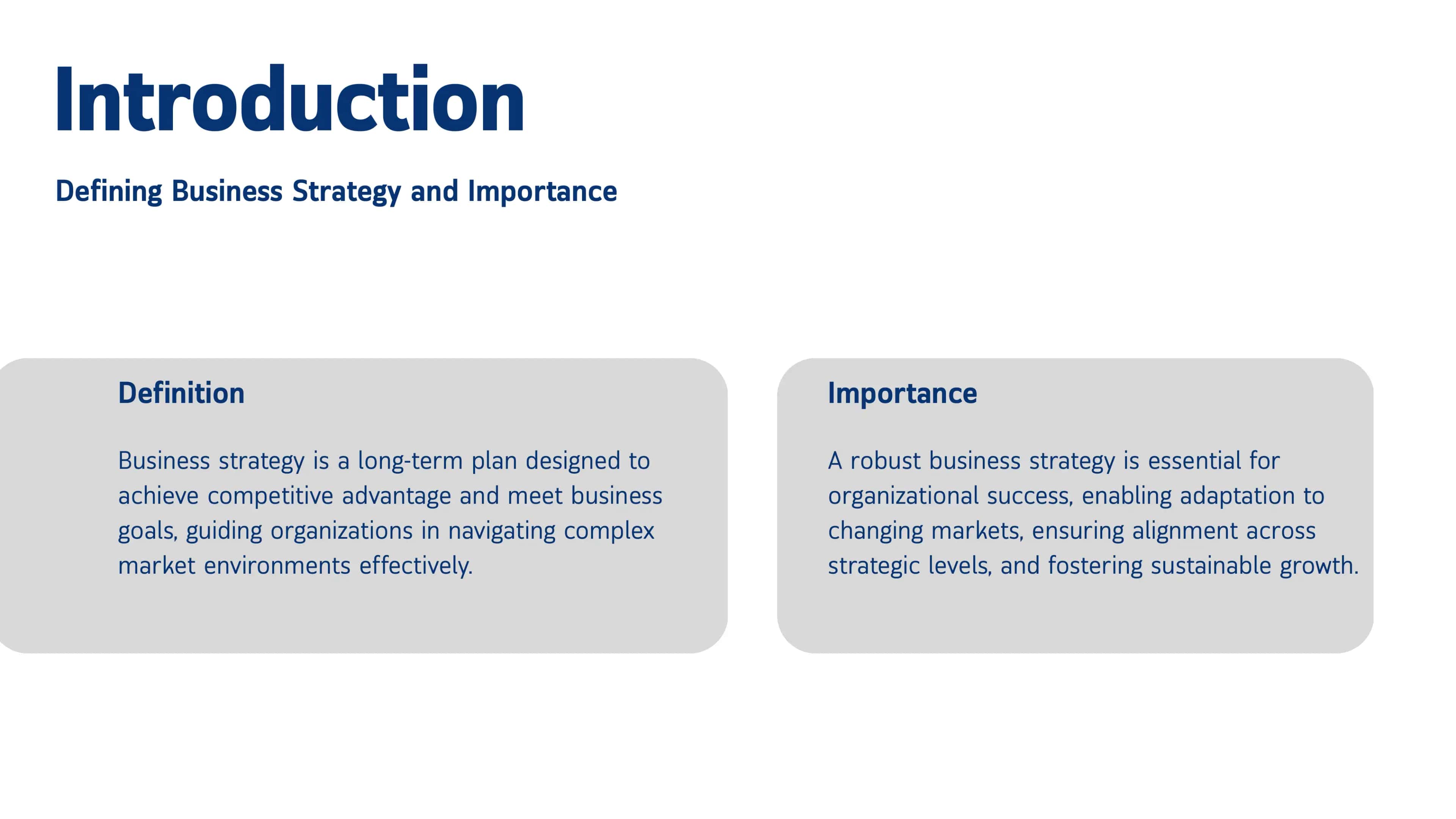 Business Strategy 2