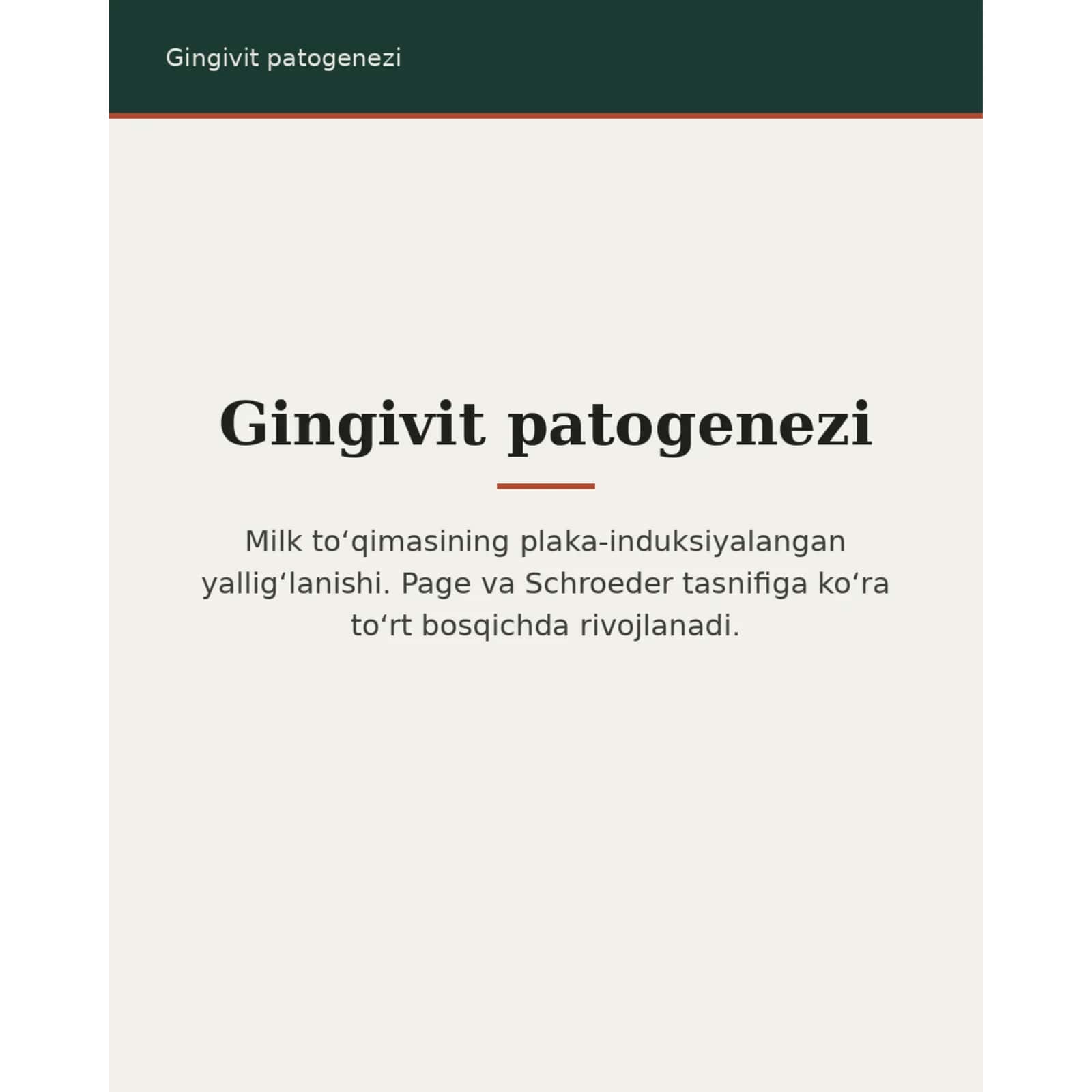 Gingivit patogenezi. 2