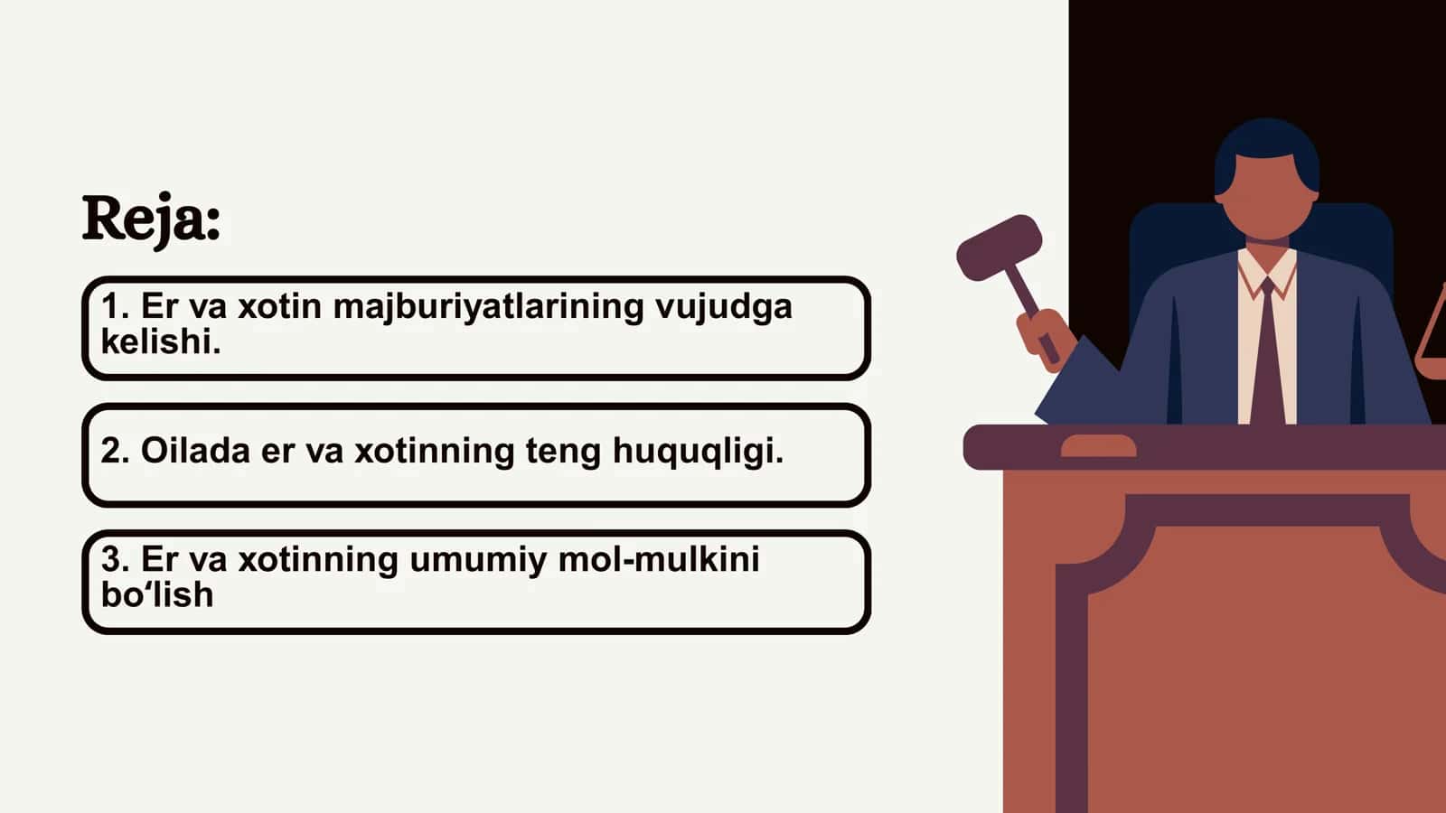 Oila huquqi fani taqdimoti 2