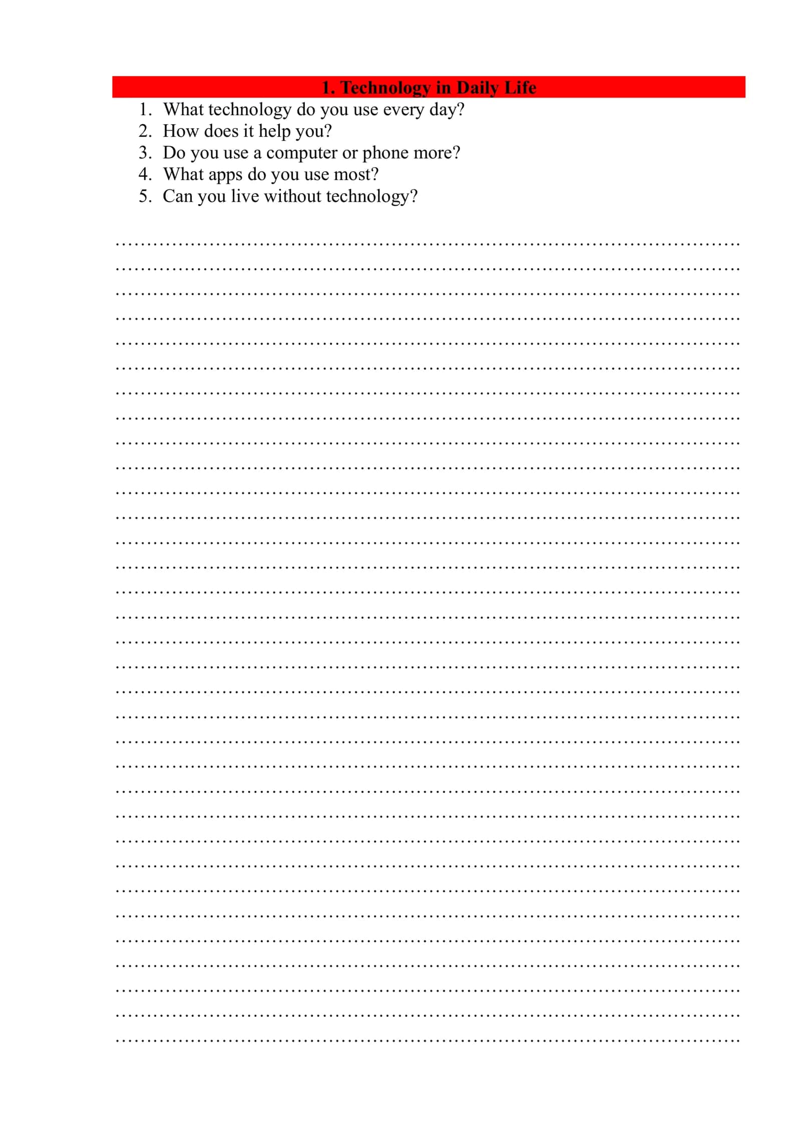 Reach English Pre-Intermediate A2+ Writing 2