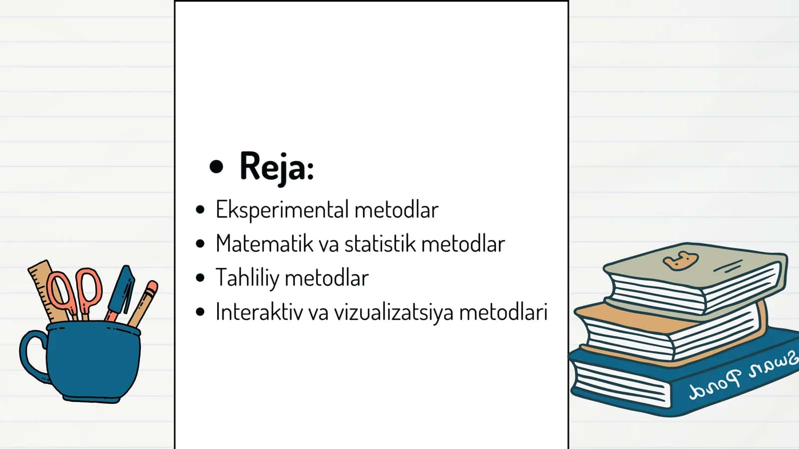 Ilmiy Tadqiqotning zamonaviy metodlari 2