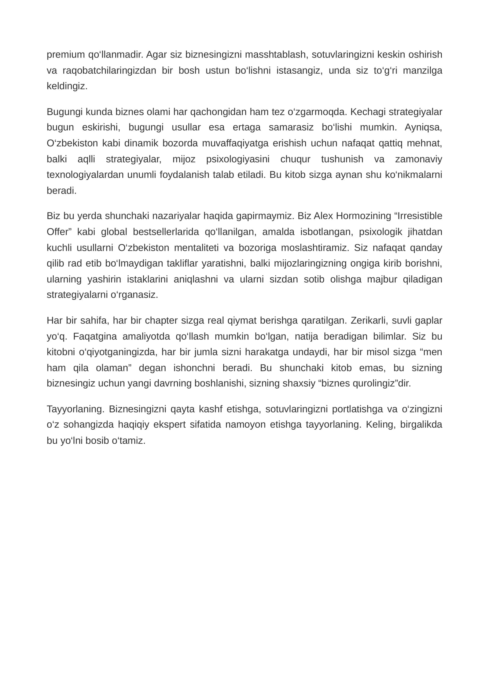 prafesanal Biznes reja biznesni 10 kara kuchaytirish sirlari 2