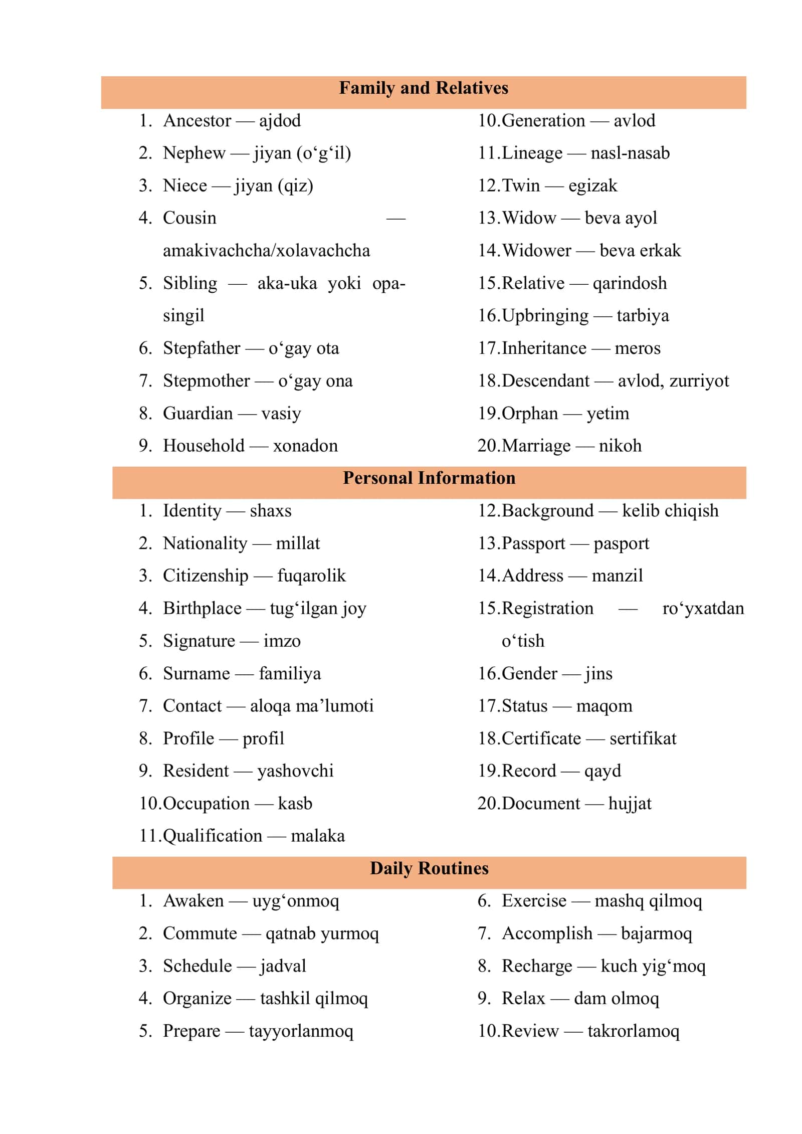 Reach English Vocabulary B1 2