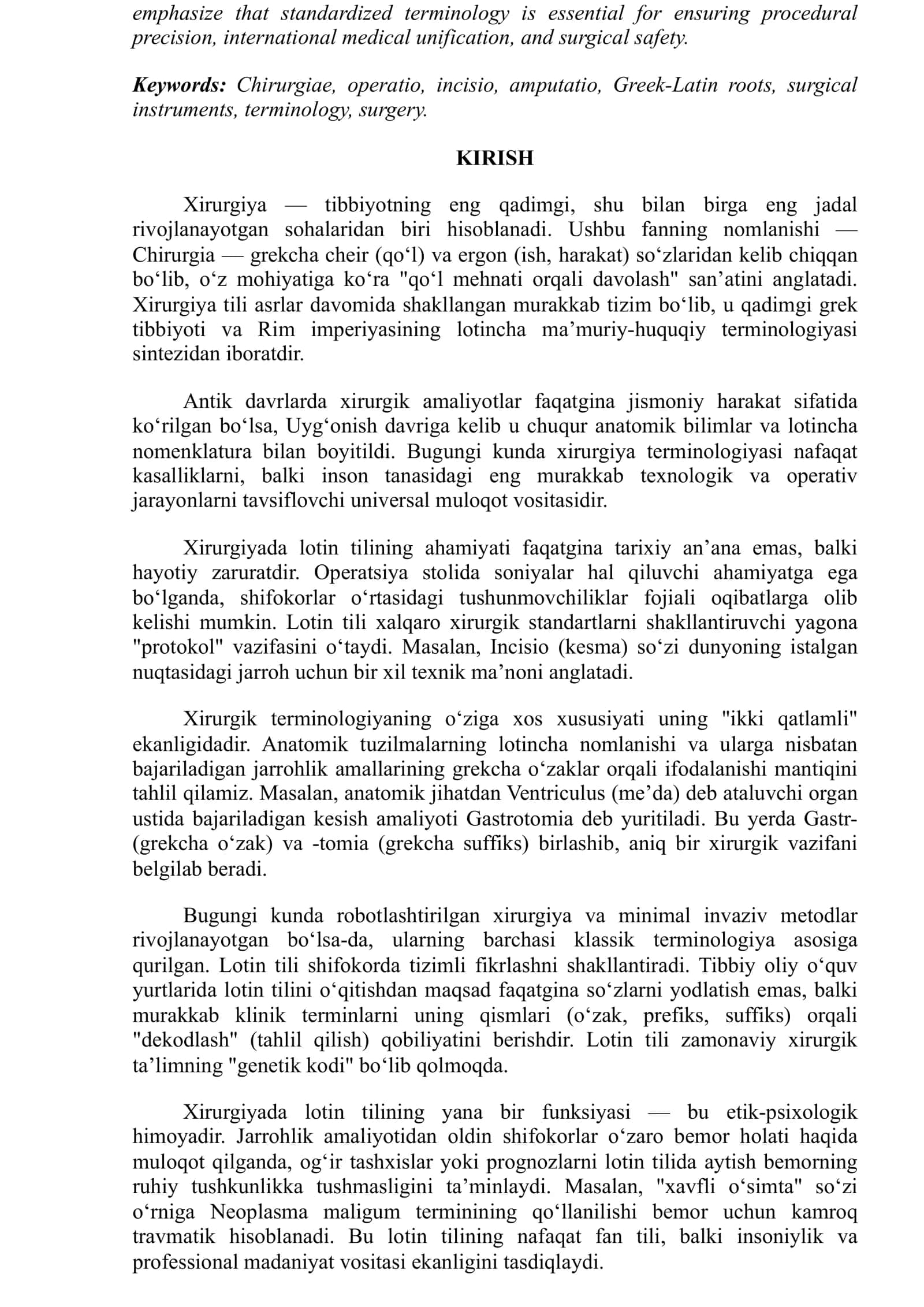 Xirurgiya 2