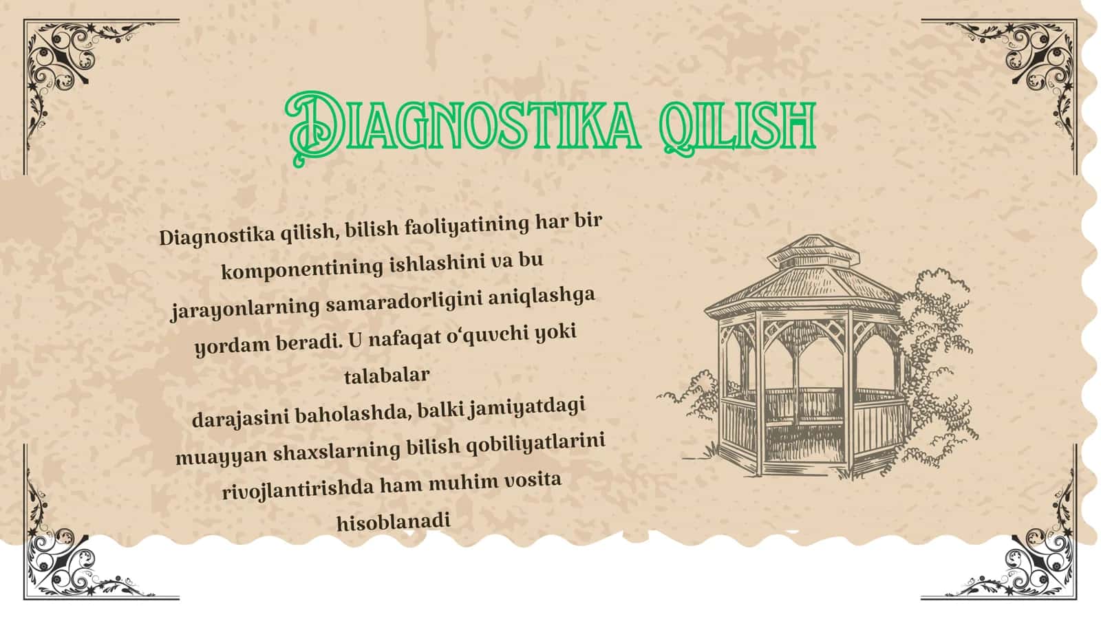 Bilish qobigʻida diagnostik maqsadlar taksonomiyasi 2