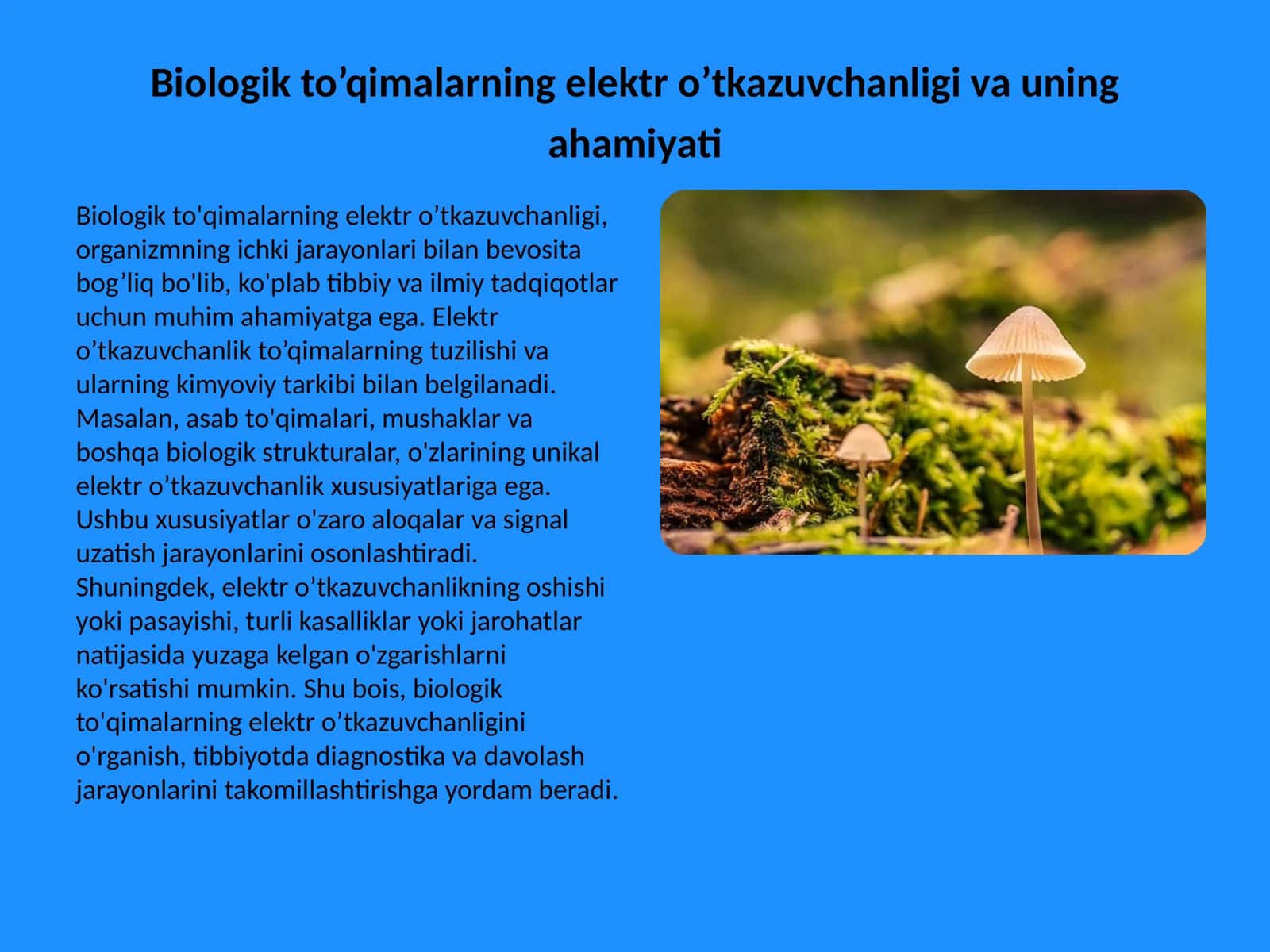 Tibbiy va biologik fizika 2