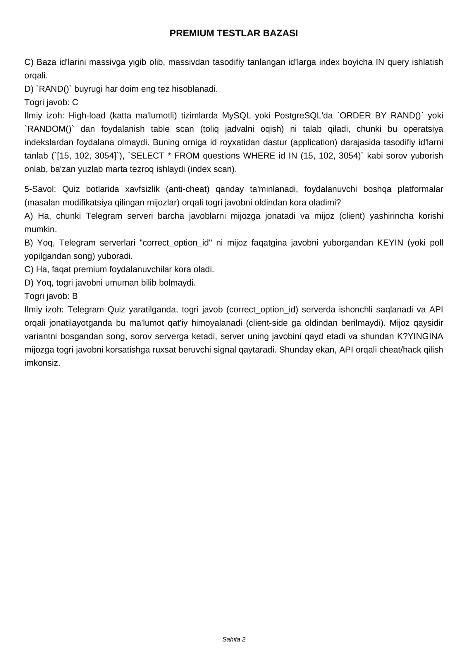 87_Tayyor_Telegram_quiz_bot PREMIUM Noyob Testlar Bazasi 2