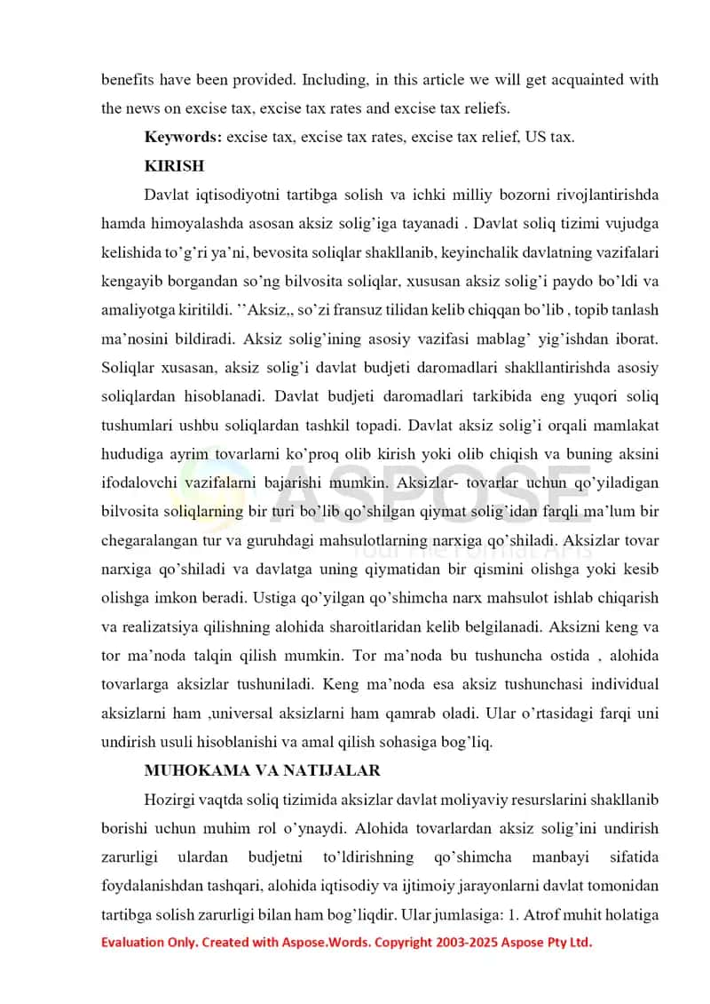 AKSIZ SOLIG’I 2