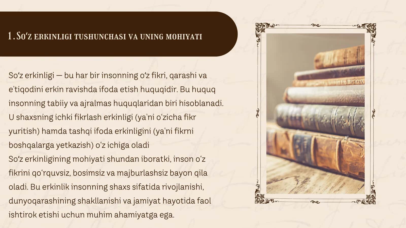 soʻz erkinligi va uning huquqiy cheklovlari 2