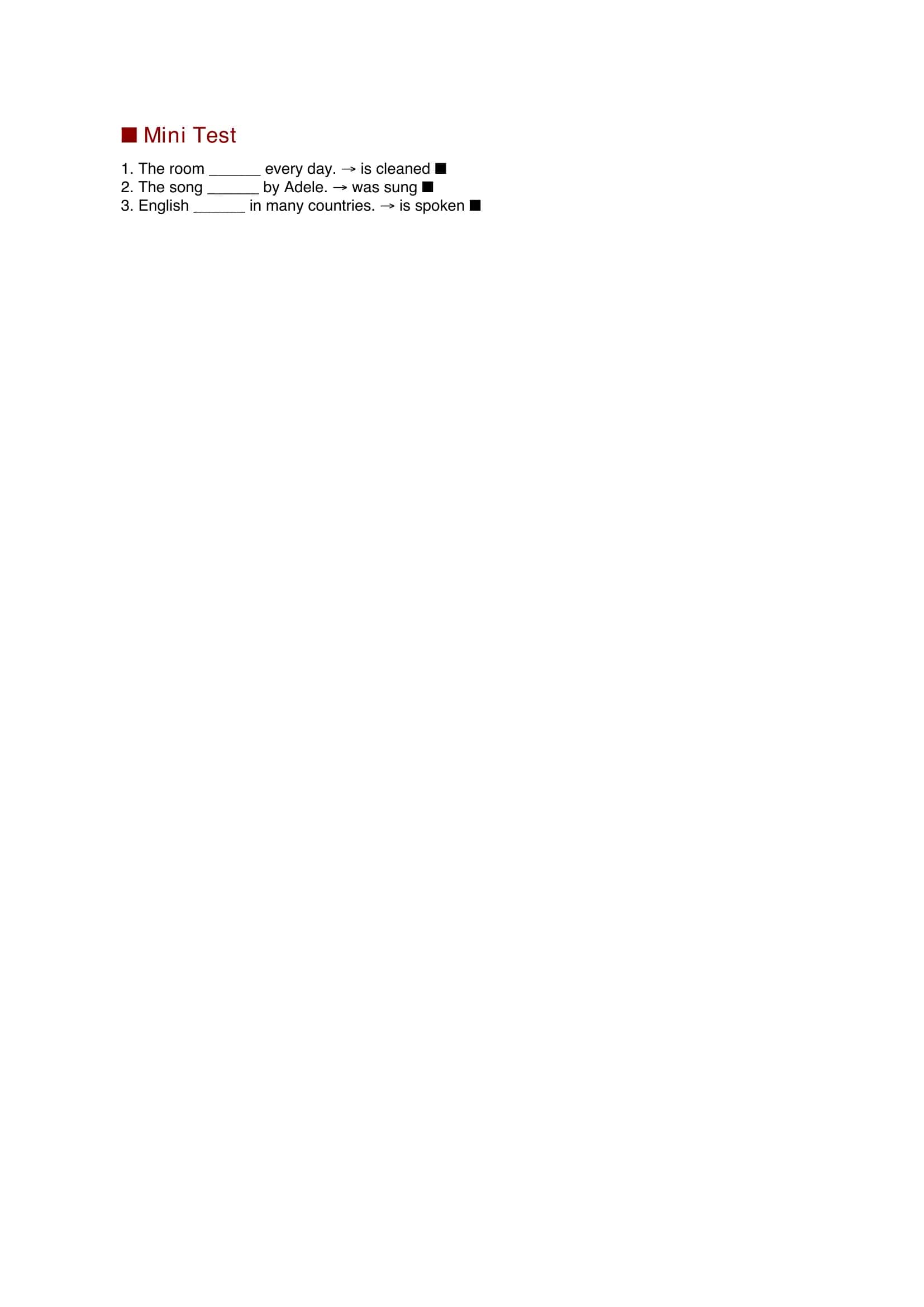 passive voice 2