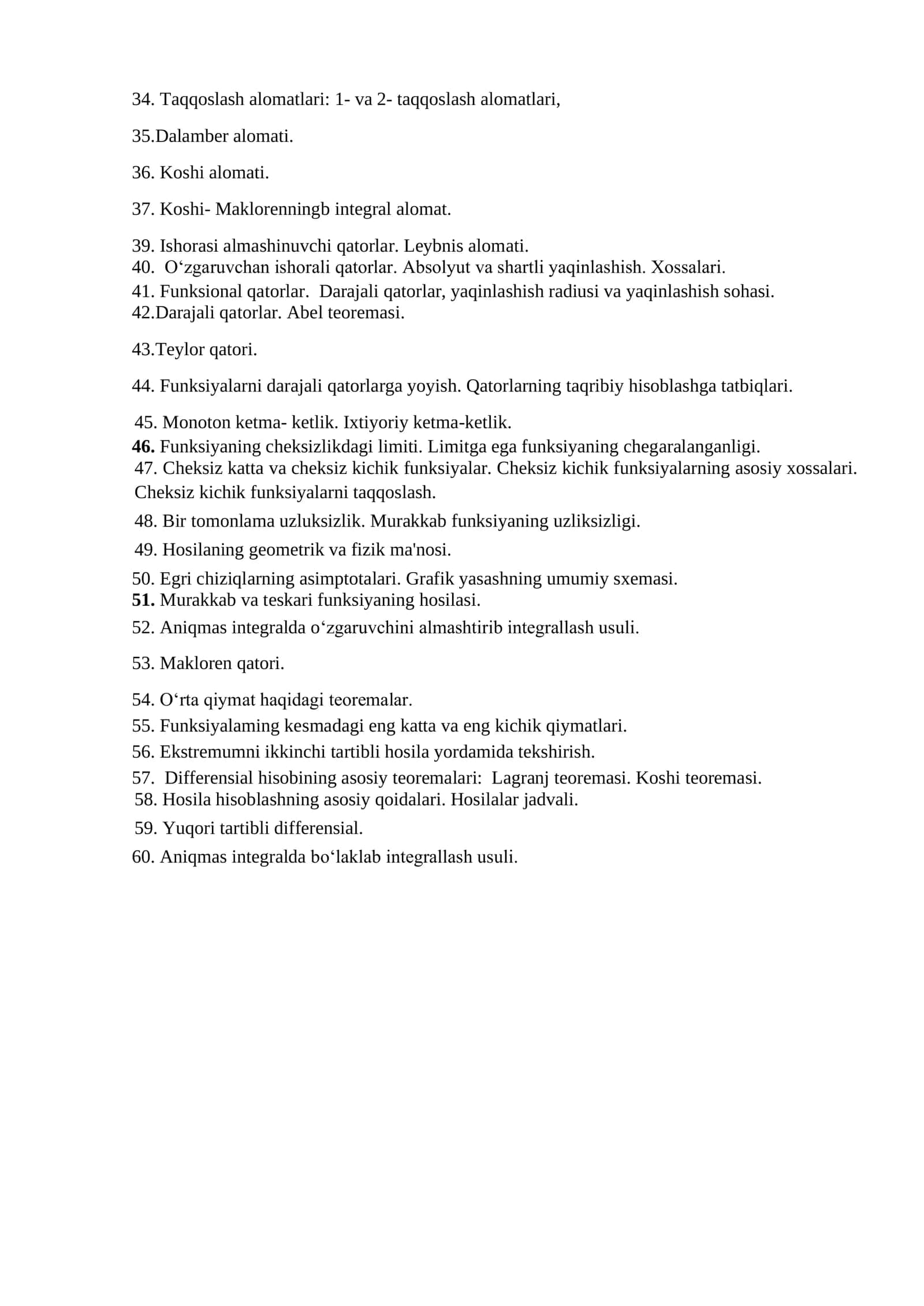 Parametrik tenglamalar va qutb koordinatalari 2