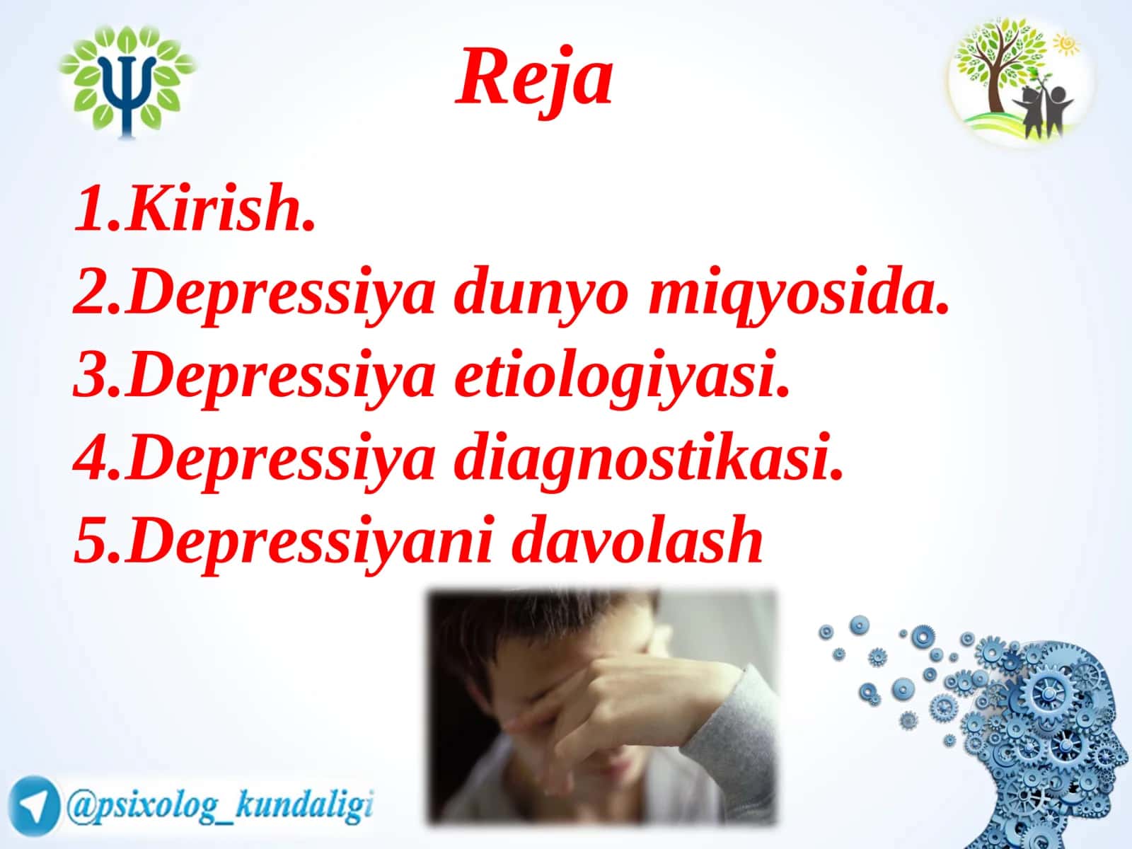 Depressiya haqida ma'lumot 2