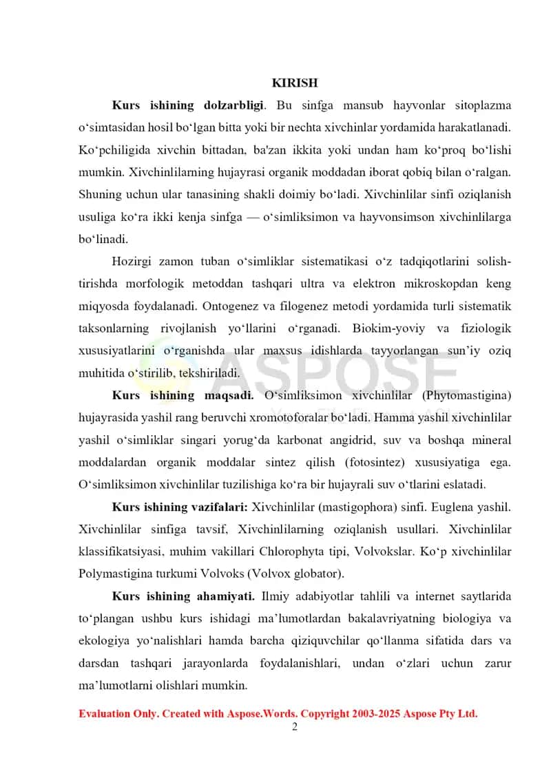 Odam va mahsuldor hayvonlarda parazitlik qiladigan xivchinlilar va ularni oldini olish choralari 2