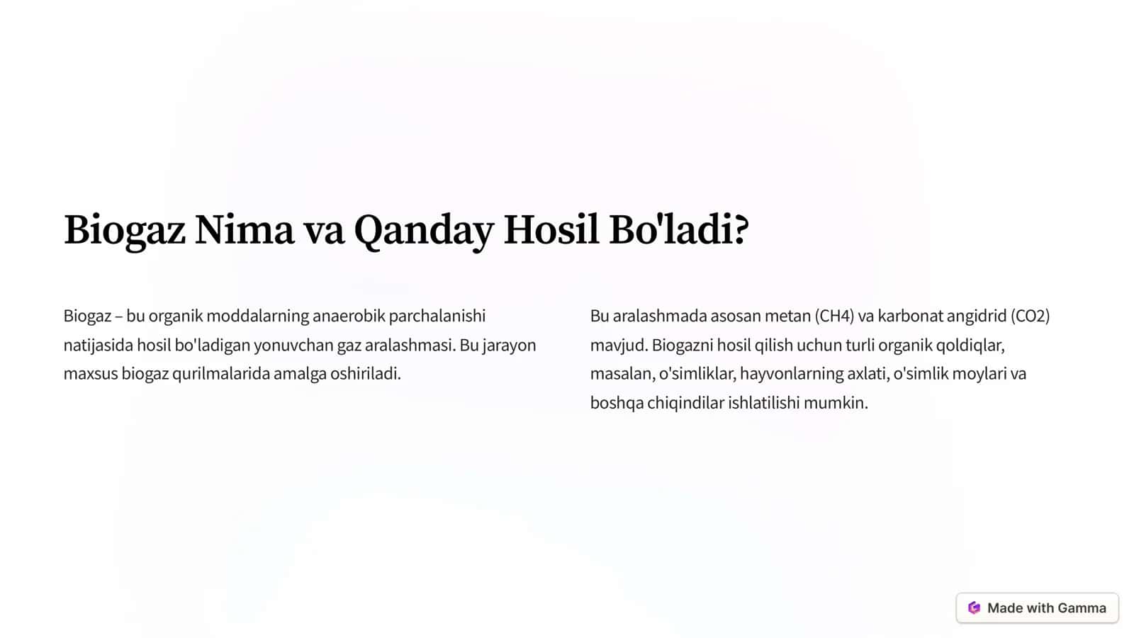 Biogaz Energetik Qurilmalari 2