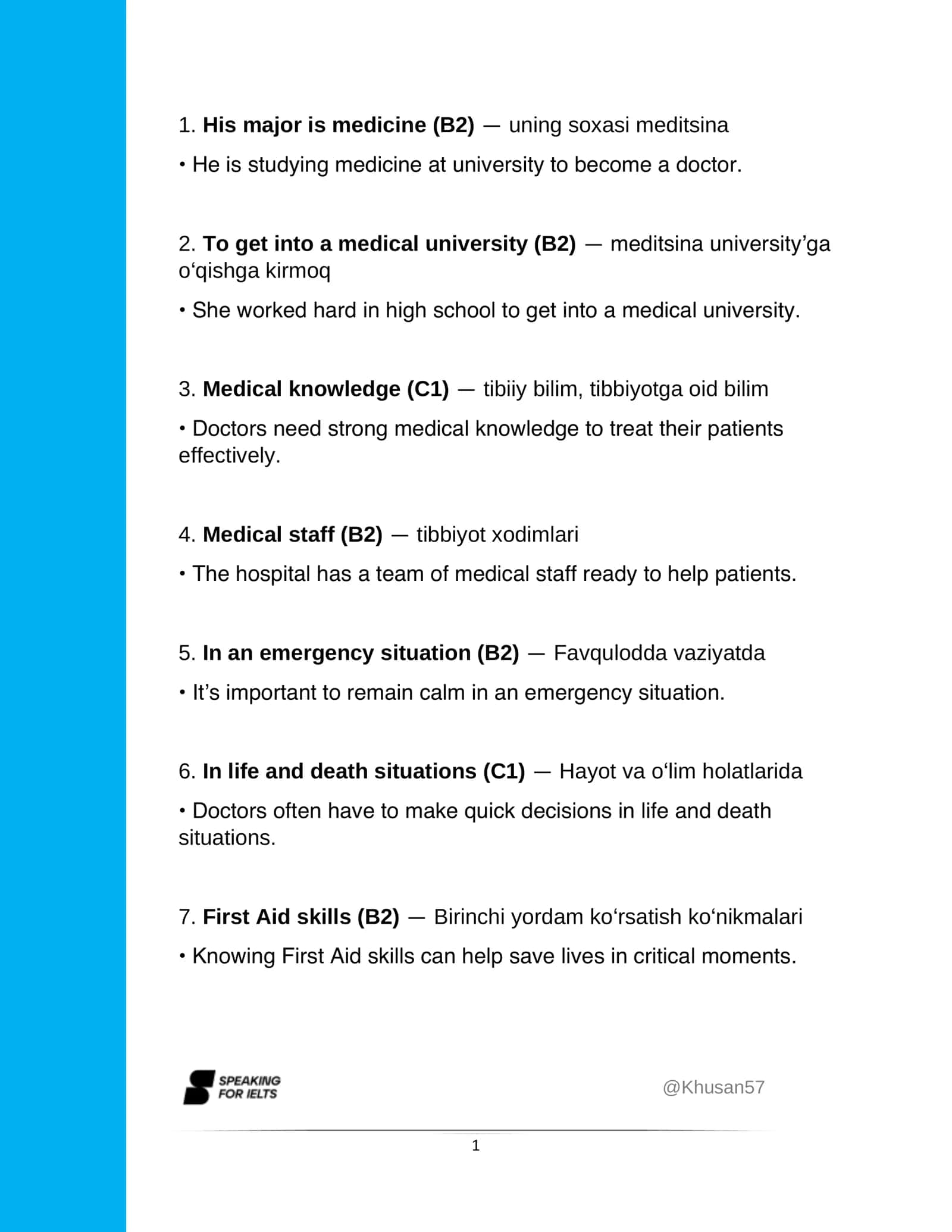 Medical Knowledge 2
