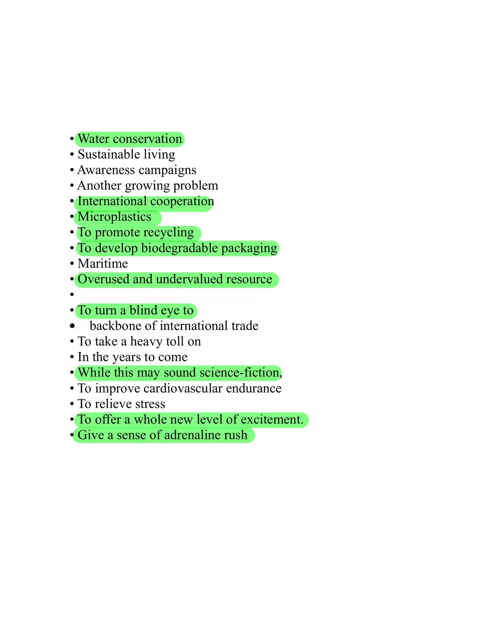 Water Conservation Strategies 2