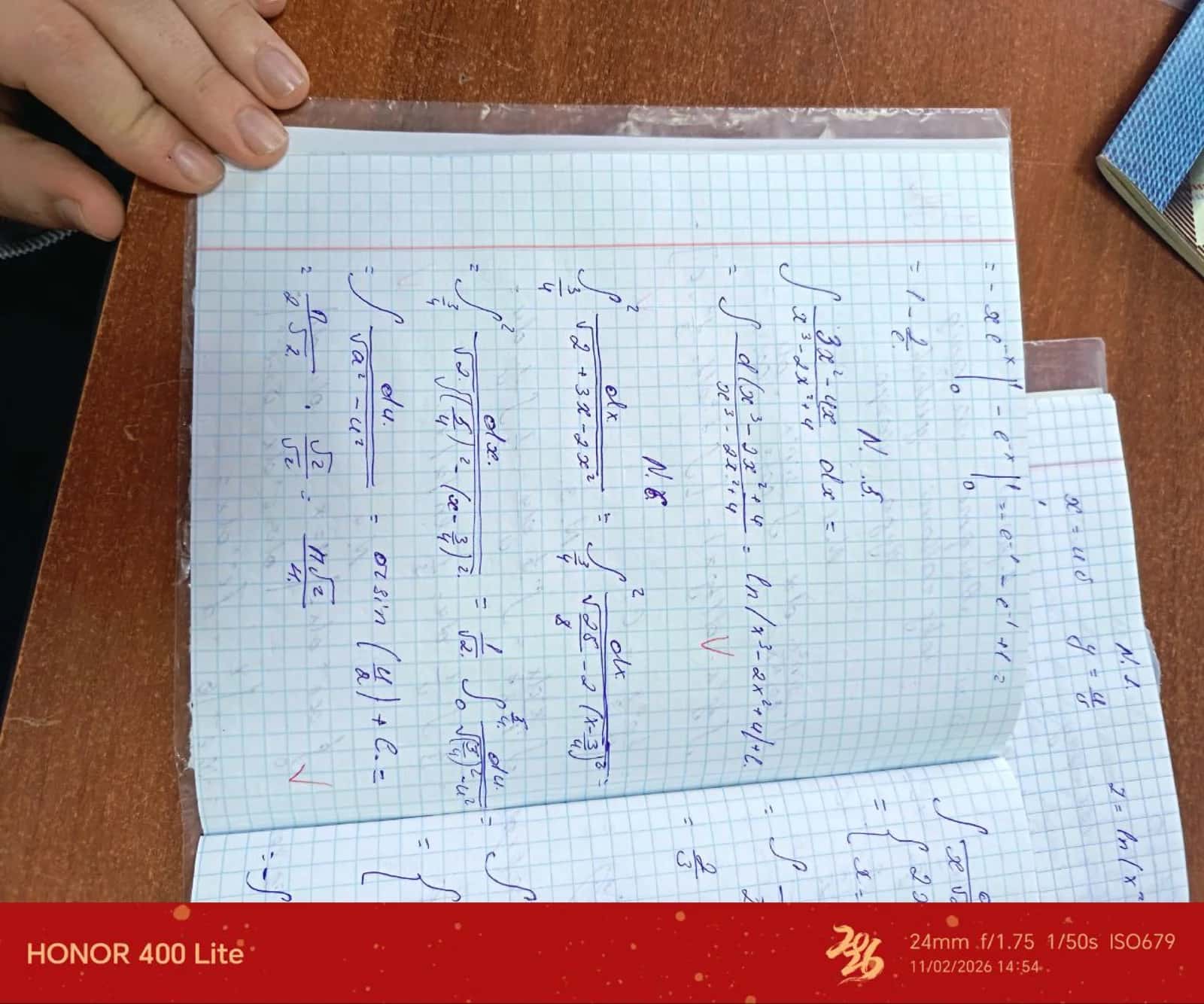 Aniqmas va aniq integral bo'yicha misollar 2