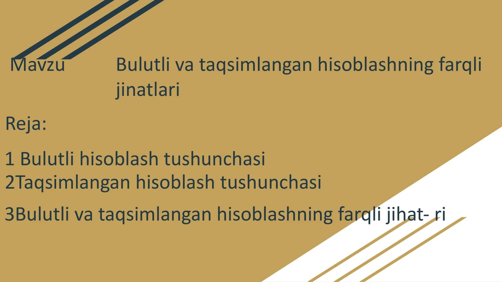 INFORMATIKA VA RAQAMLI TEXNOLOGIYALAR FANIDAN MUSTAQIL ISHI 2