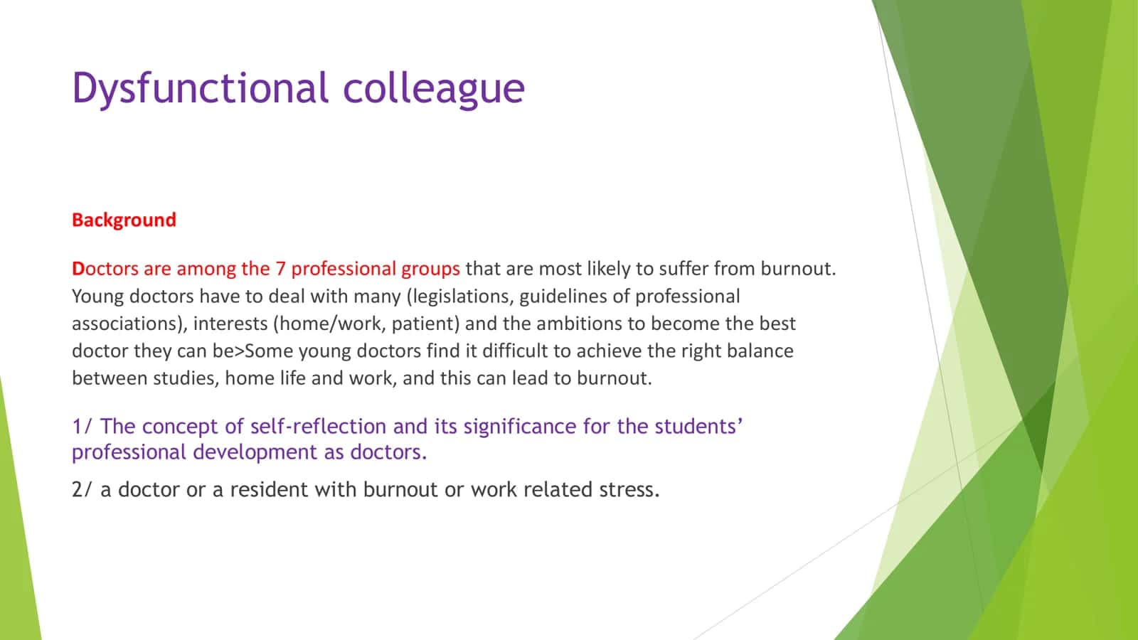 Psychological Care in Medical Setting 2