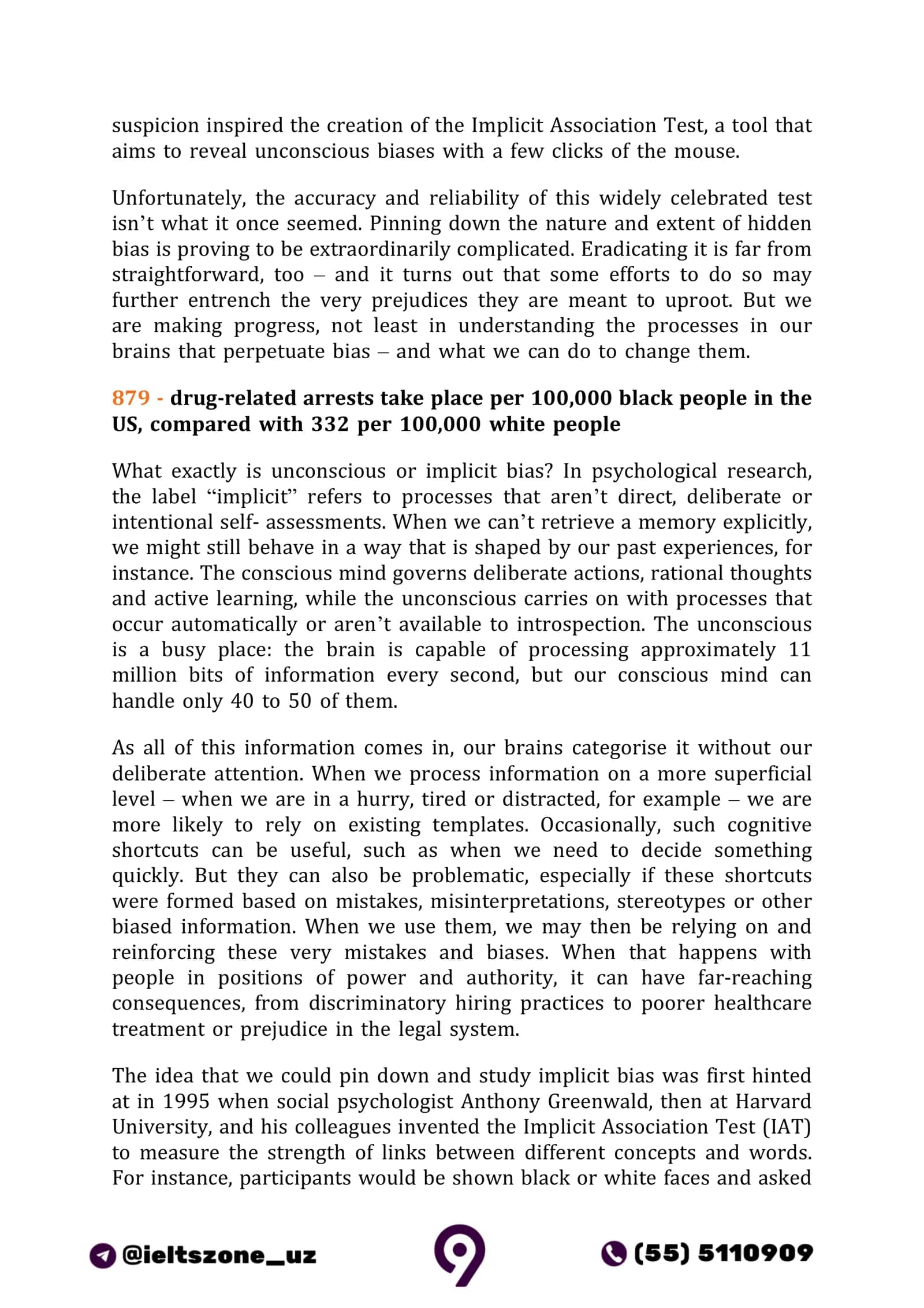Exposing unconscious bias 2