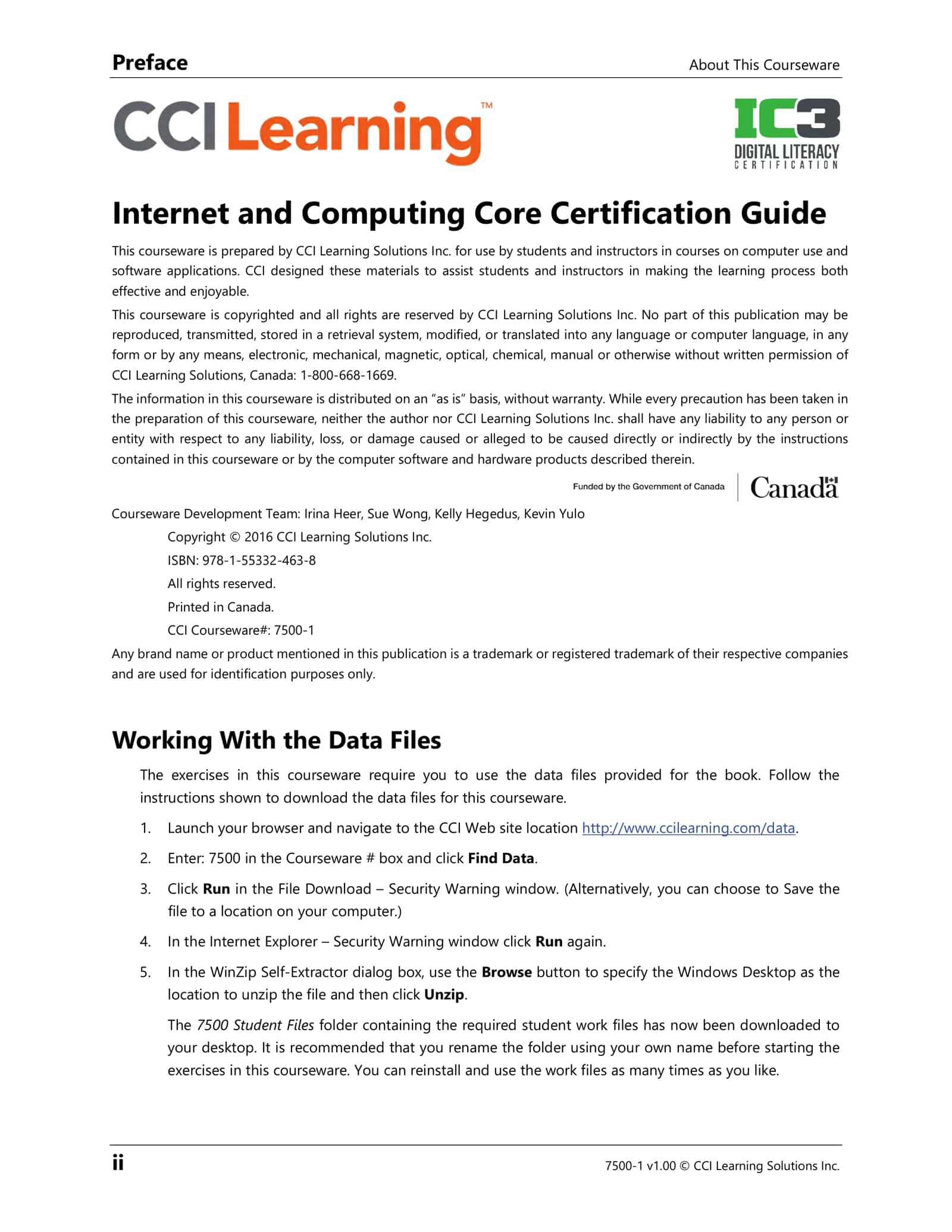 IC3-GS5 Using Windows 10 & Microsoft® Office 2016 2