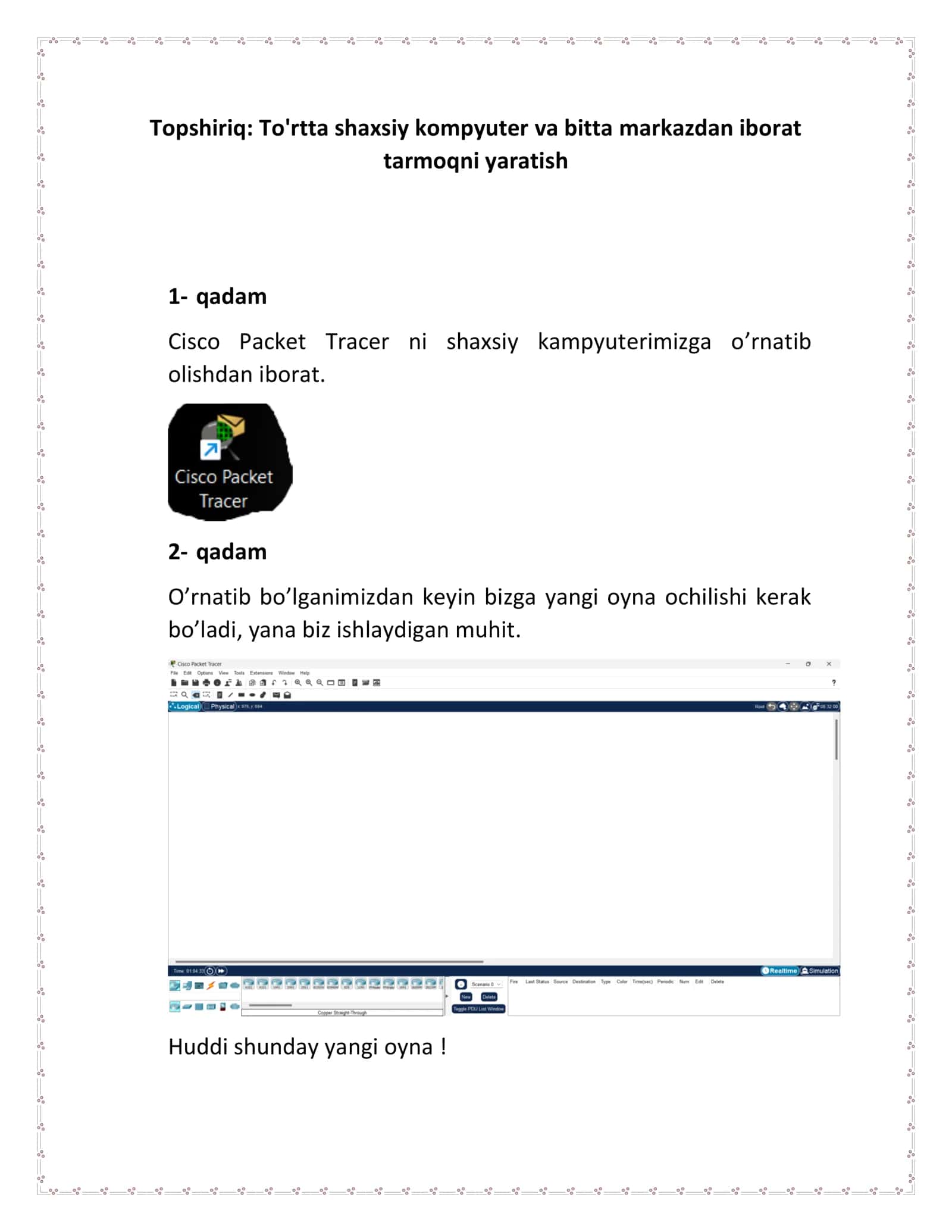 KOMPYUTER TARMOQLARI 2