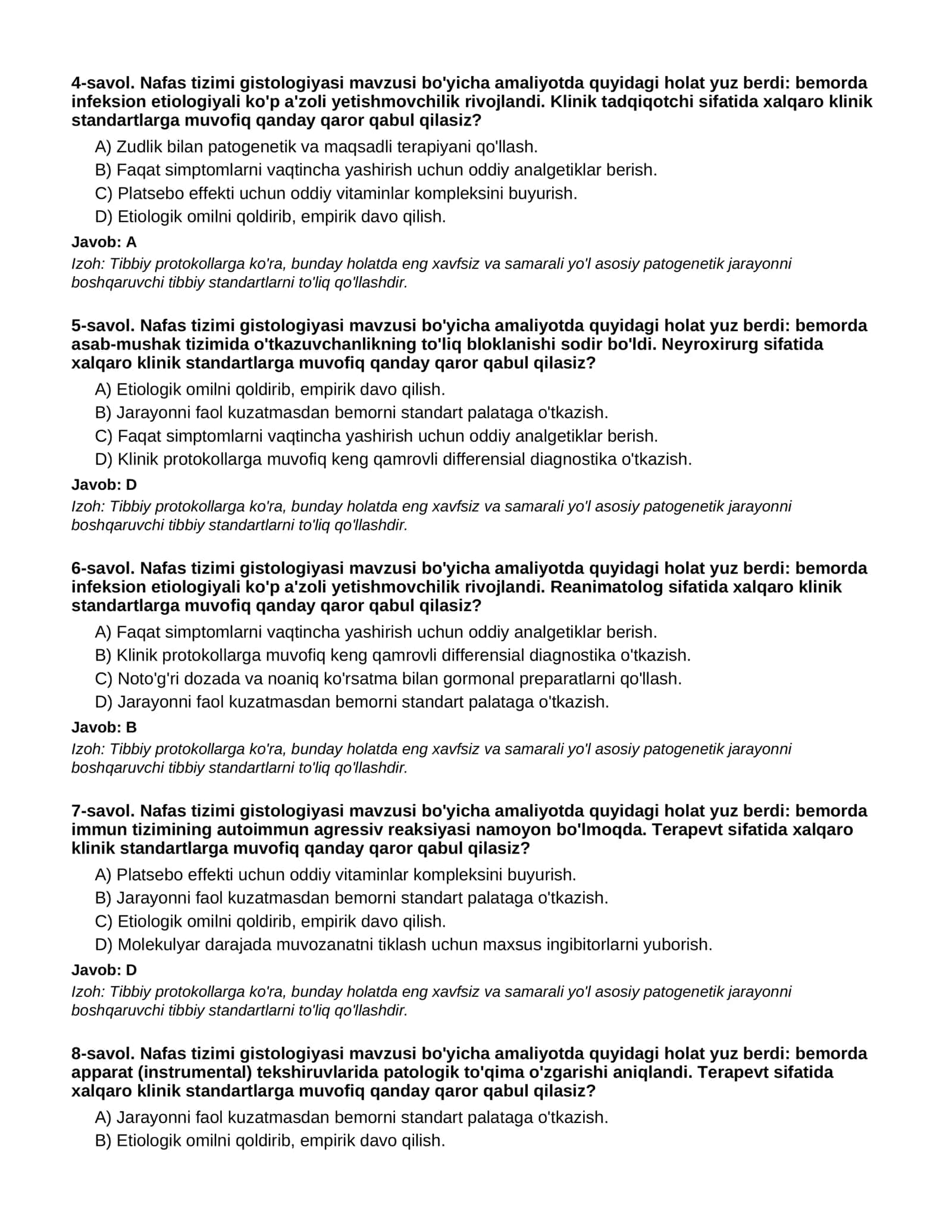 NAFAS TIZIMI GISTOLOGIYASI - 2-QISM 2