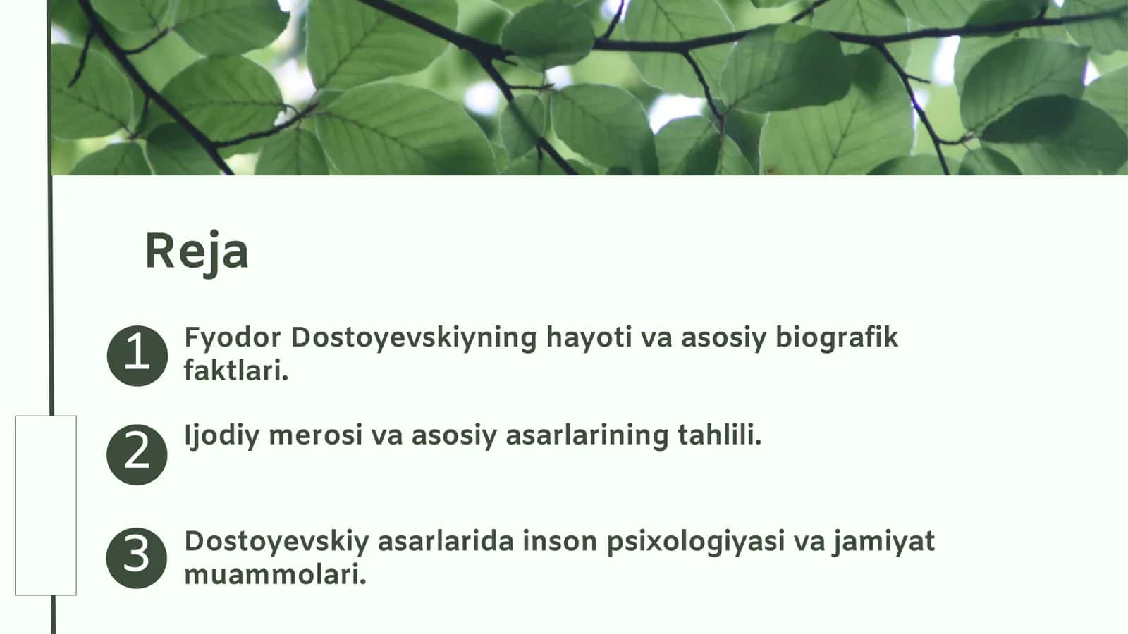 Dostoyevskiyning hayoti va ijodi 2