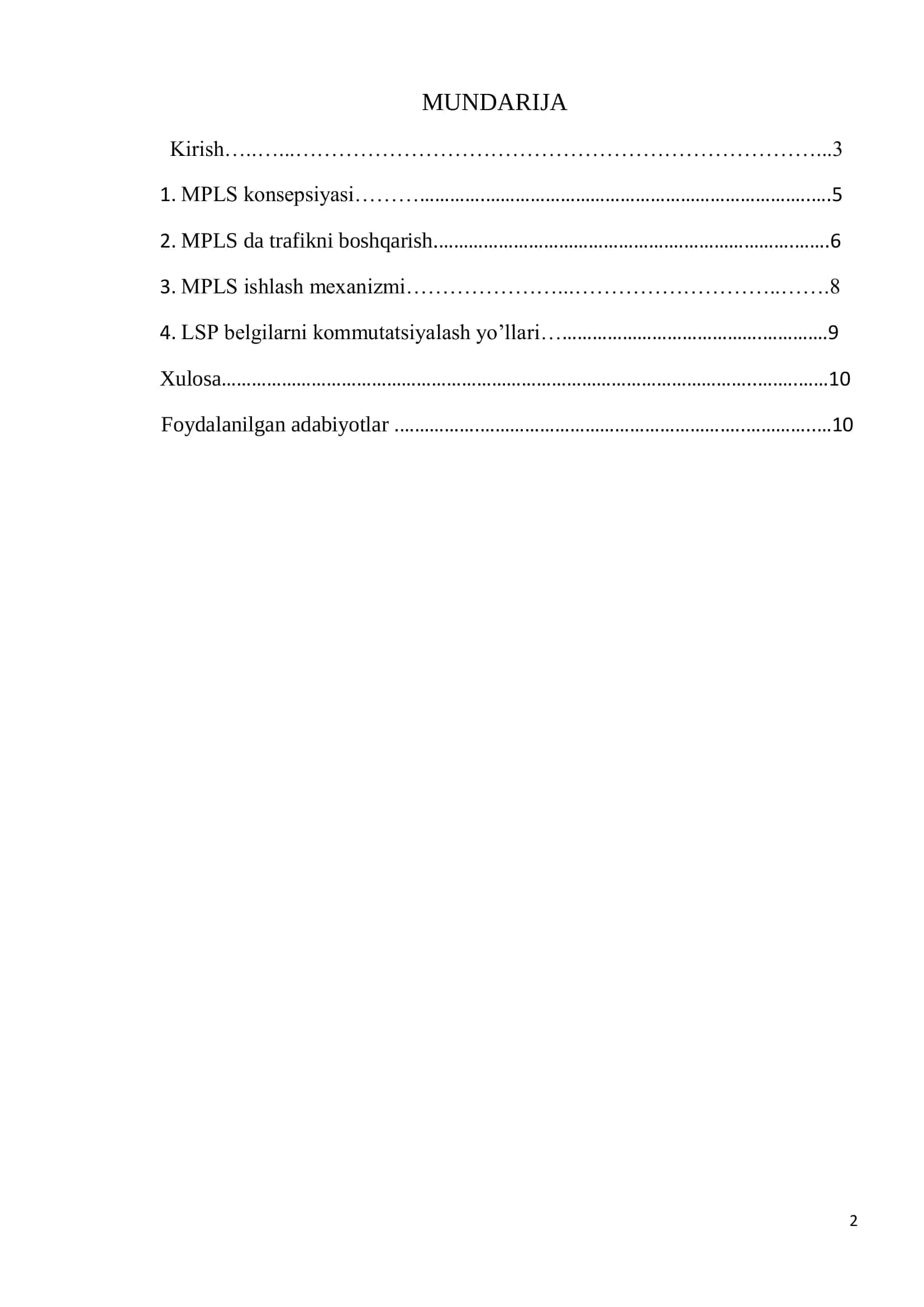 MPLS da trafikni boshqarish 2