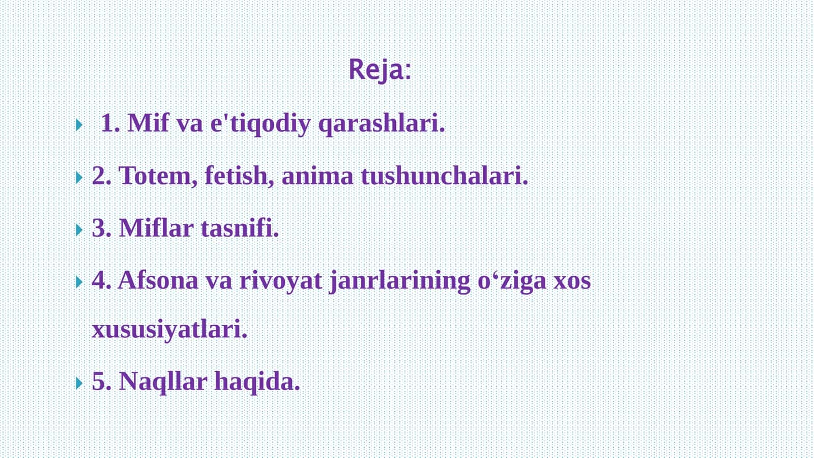 Mif va uning badiiy talqinlari 2