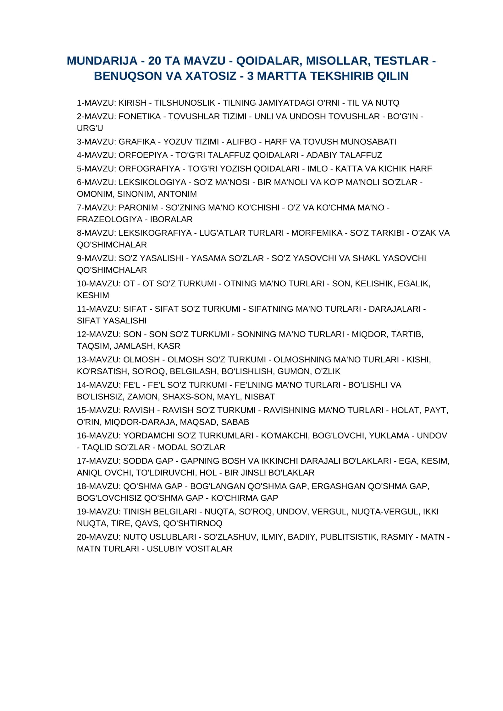 DTM ONA TILI 2