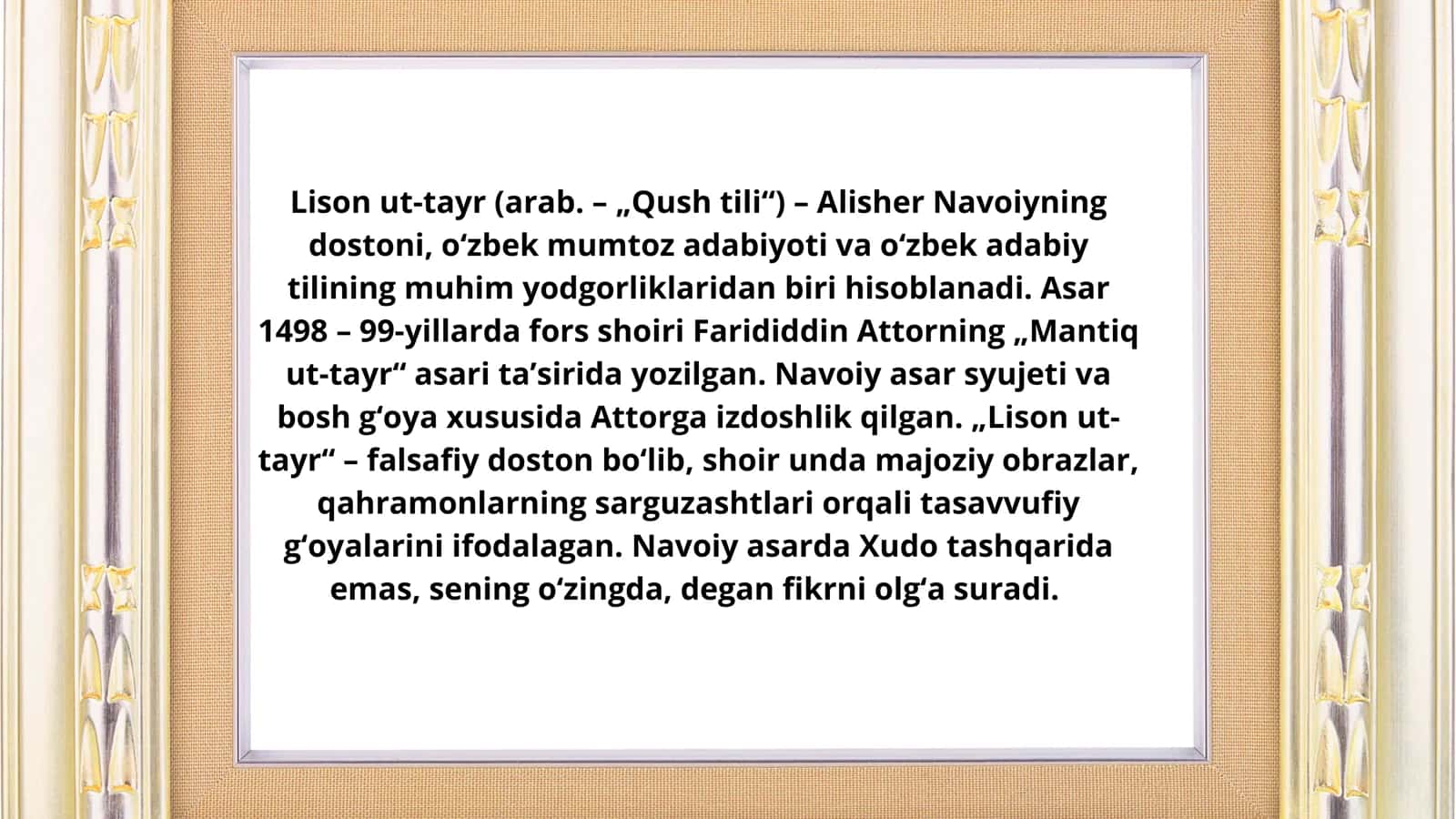 LISON-UT TAYR DASTONI 2