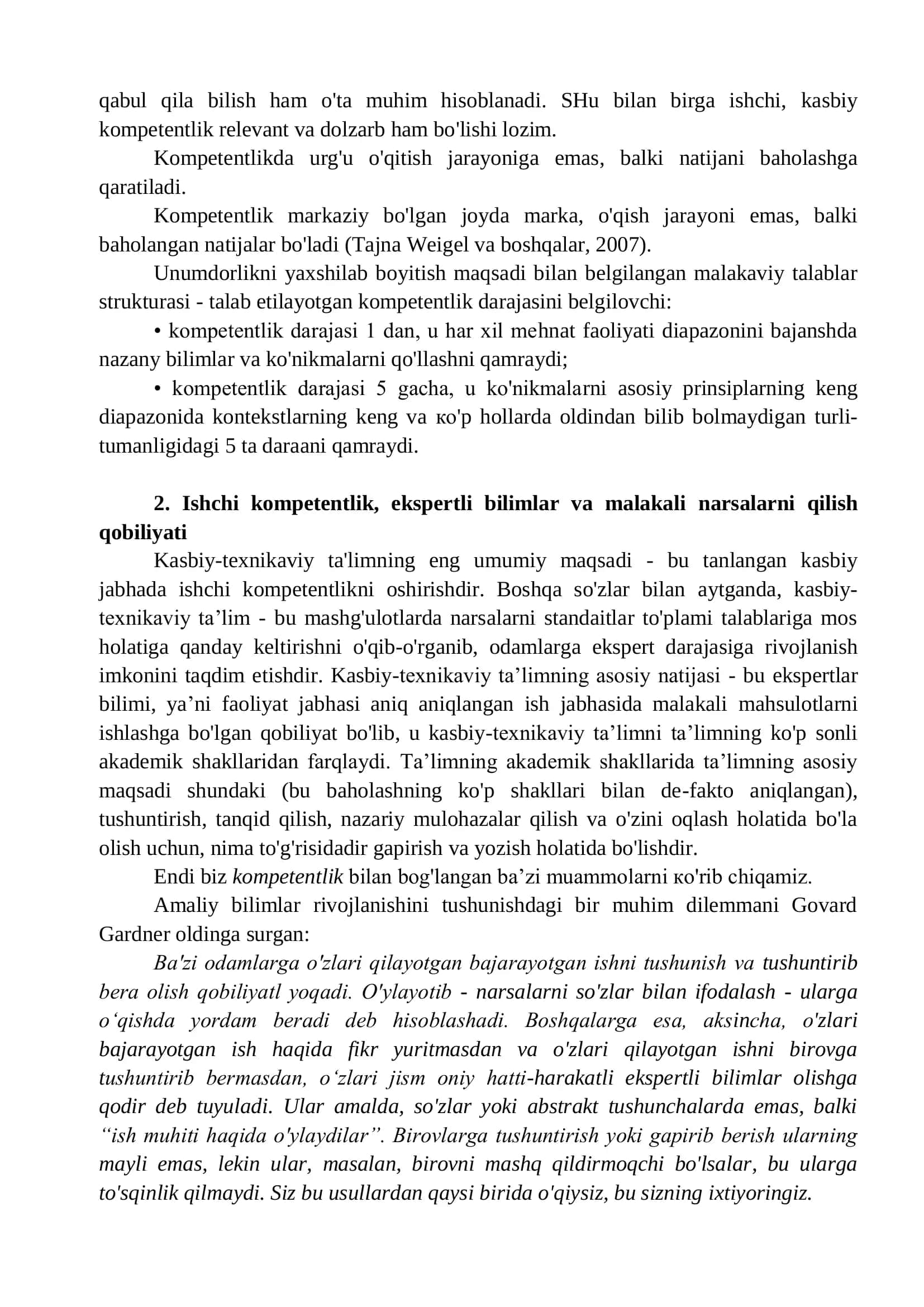 KASBIY-TEXNIKAVIY TA’LIM PEDAGOGIKASINING 2