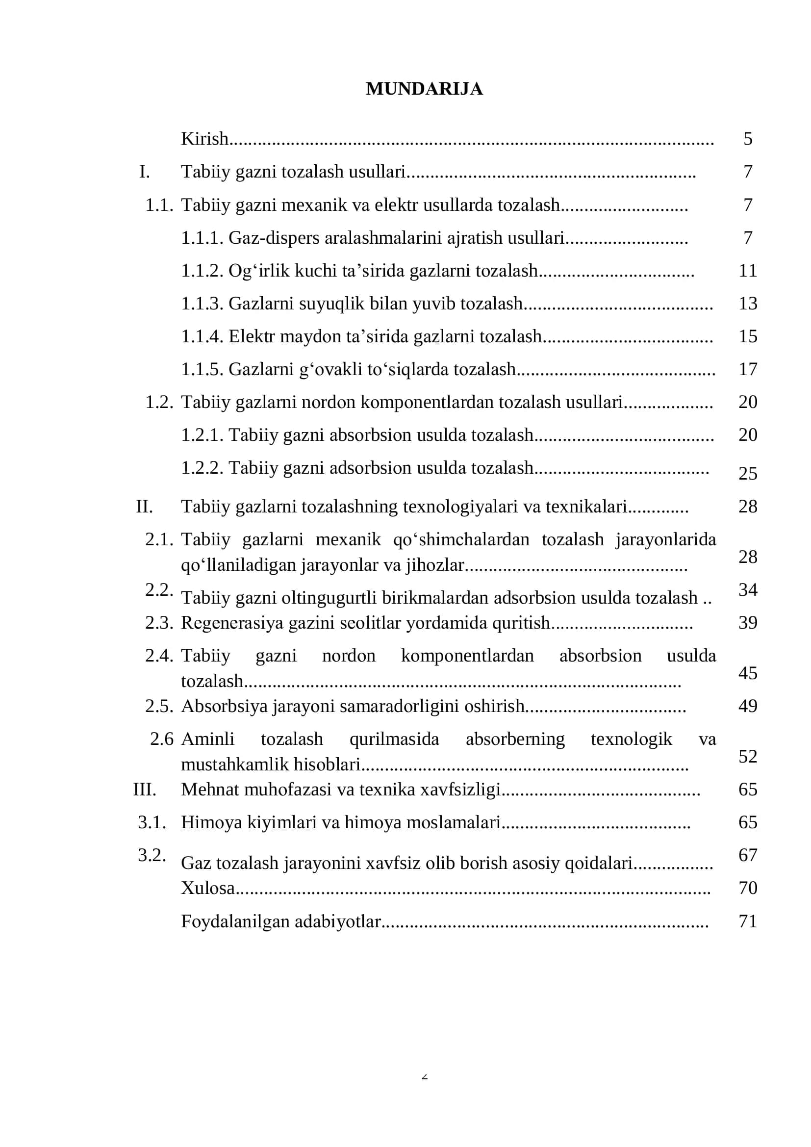 Tabiiy gazni tozalashni zamonaviy qurilmasi jihozlari 2