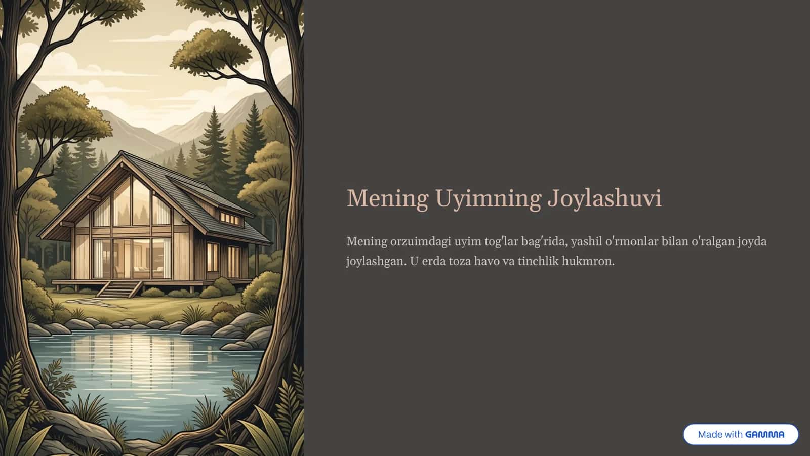 Mening Orzuimdagi Uy 2